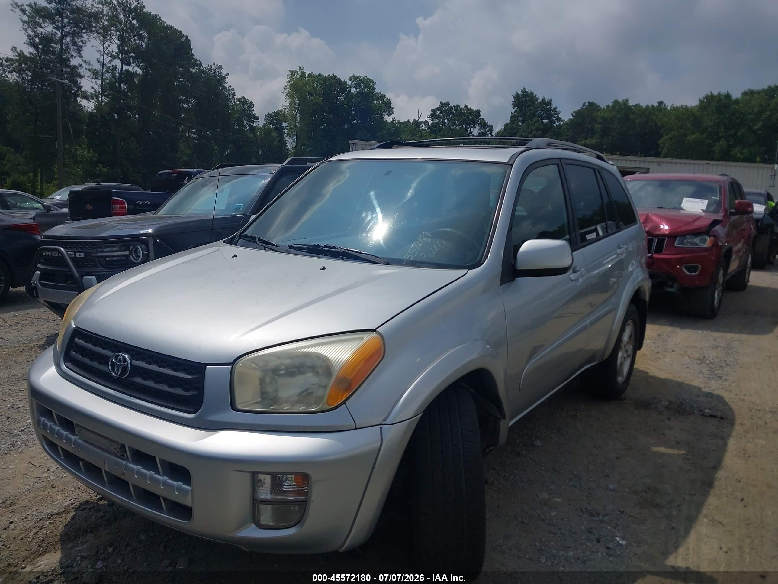 2003 Toyota Rav4   Silver vin: JTEHH20V136076732