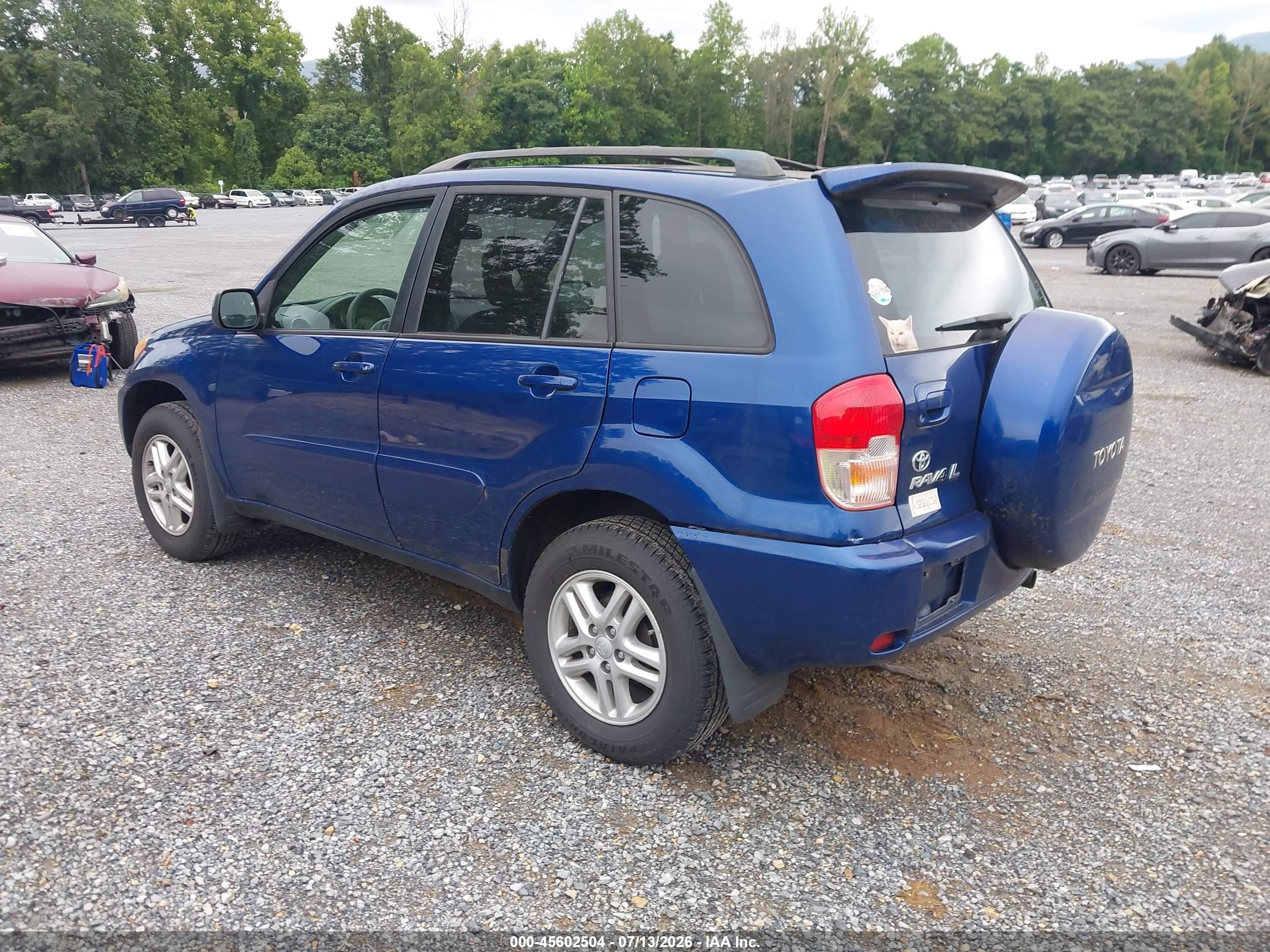 2003 Toyota Rav4   Blue vin: JTEHH20V136076830