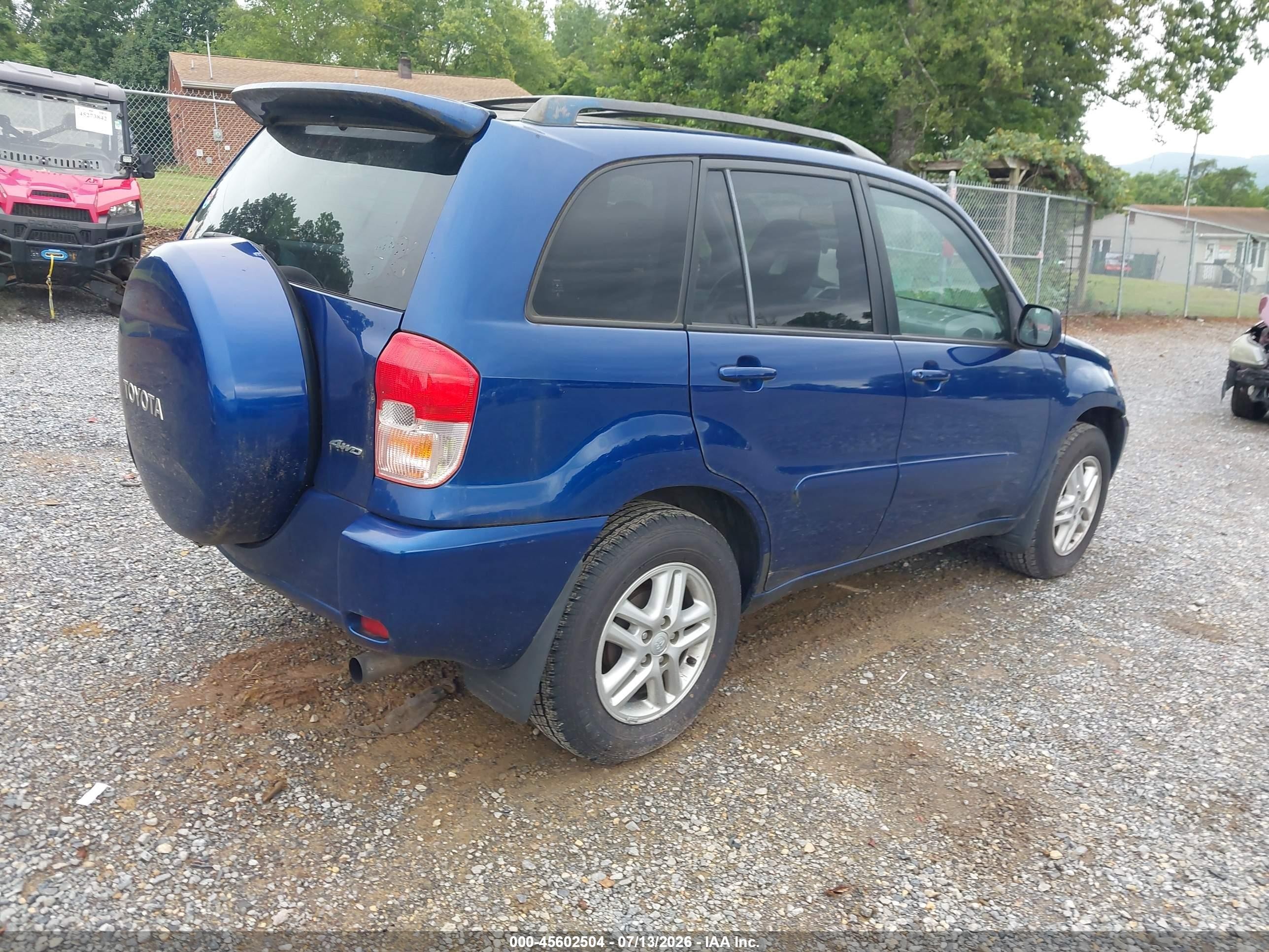 2003 Toyota Rav4   Blue vin: JTEHH20V136076830