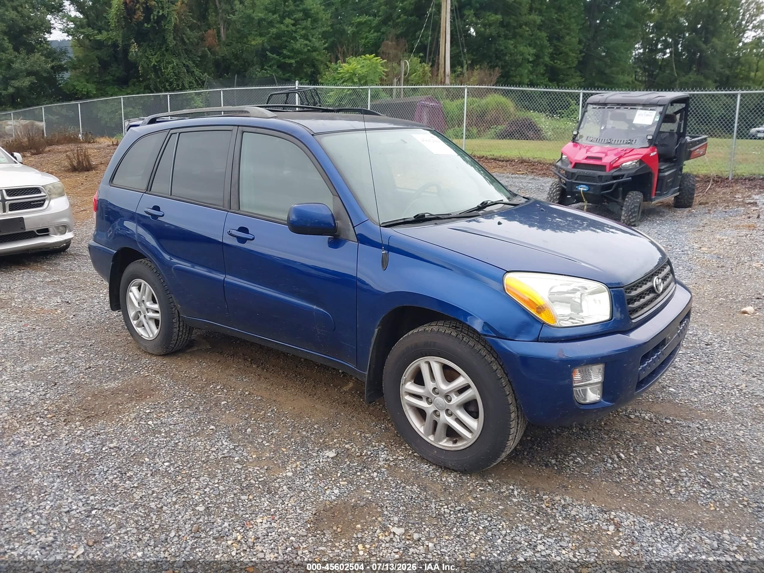 2003 Toyota Rav4   Blue vin: JTEHH20V136076830