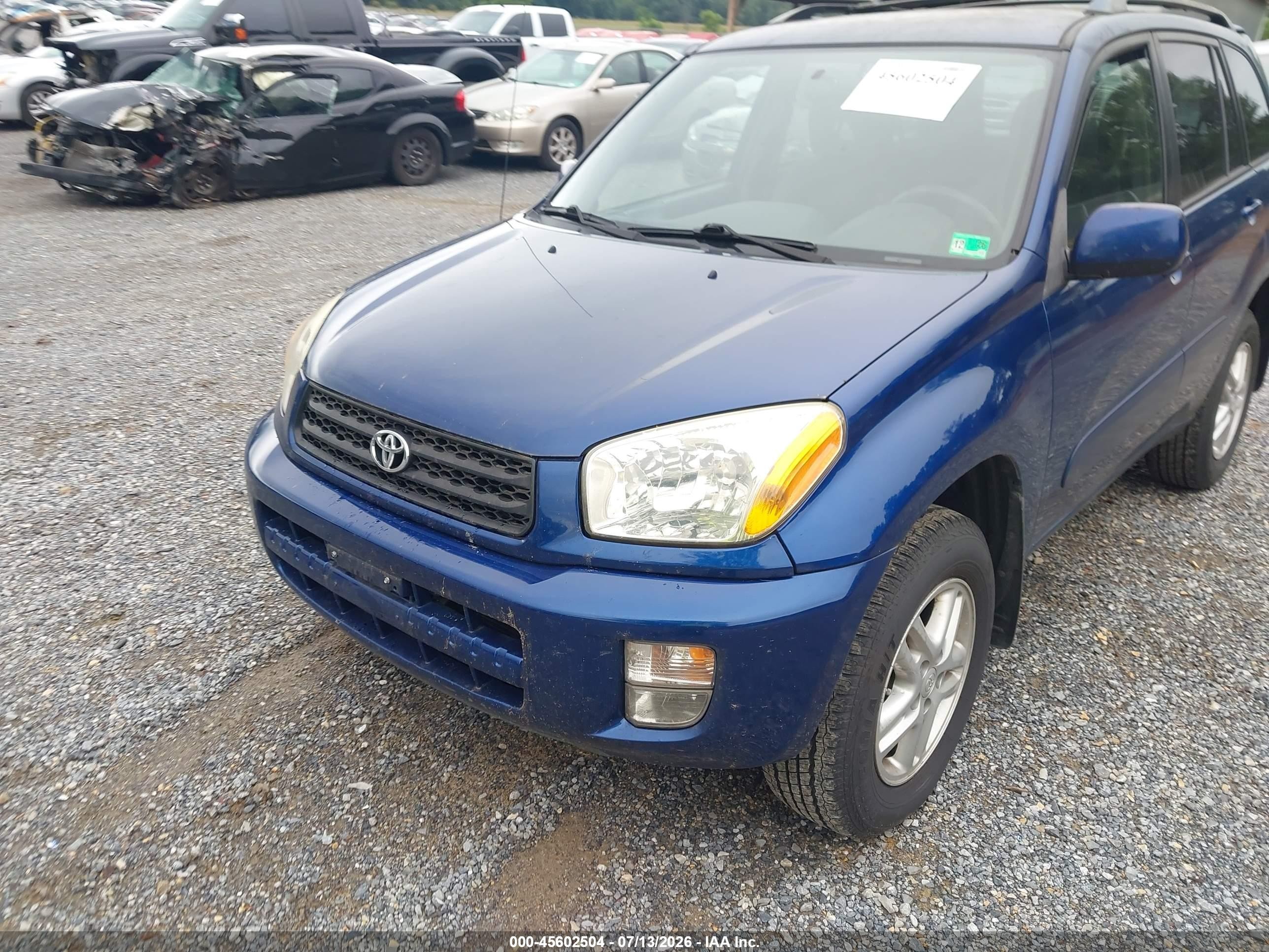 2003 Toyota Rav4   Blue vin: JTEHH20V136076830