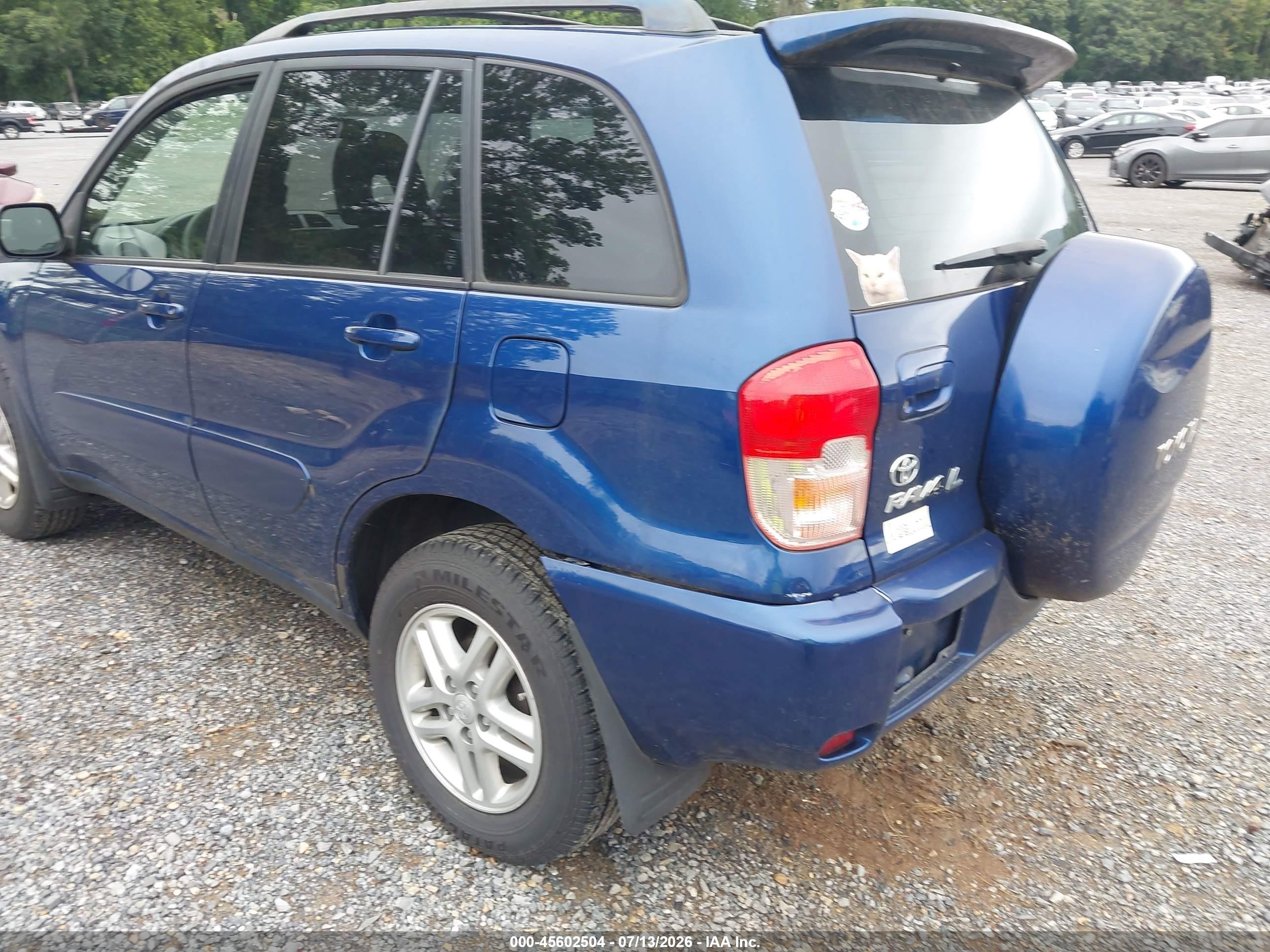 2003 Toyota Rav4   Blue vin: JTEHH20V136076830