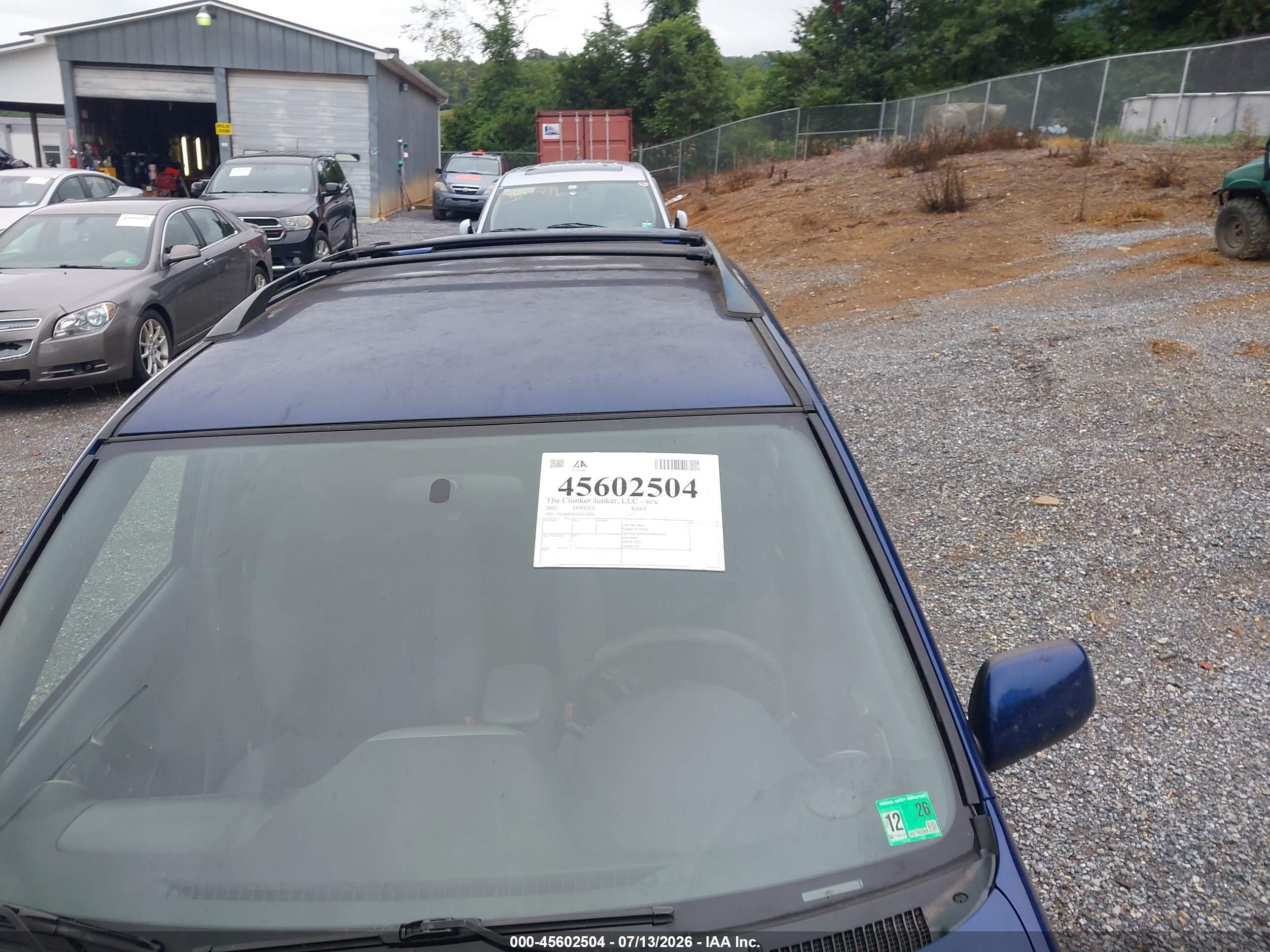 2003 Toyota Rav4   Blue vin: JTEHH20V136076830