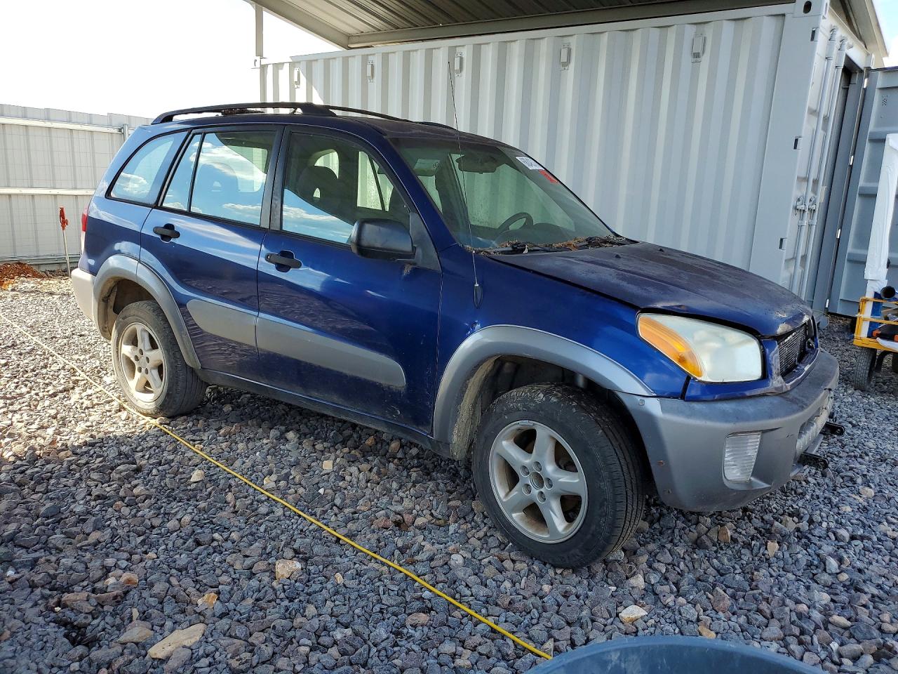 2003 Toyota Rav4 Base Blue vin: JTEHH20V136084412