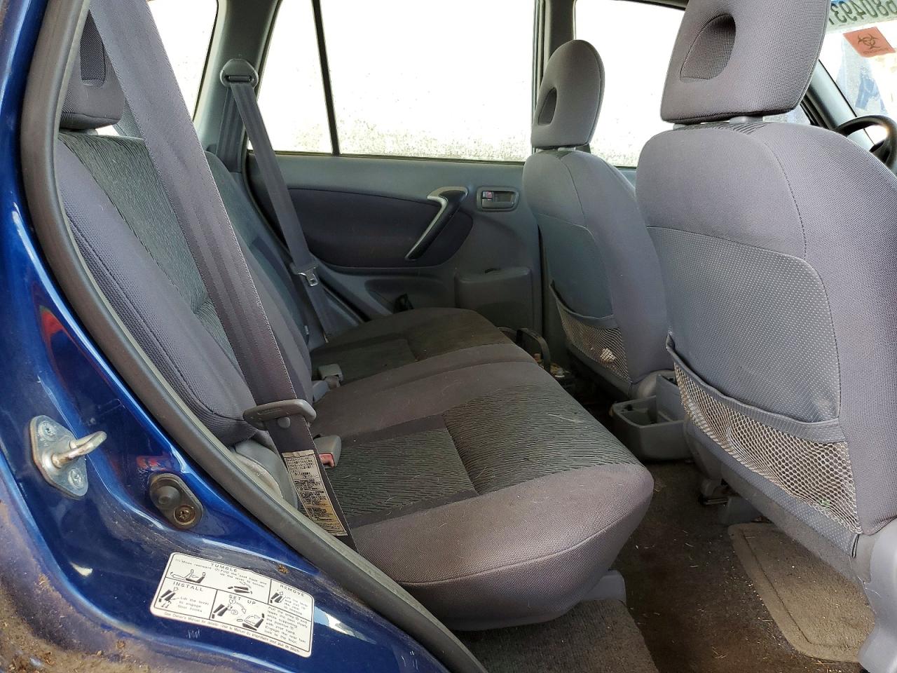 2003 Toyota Rav4 Base Blue vin: JTEHH20V136084412