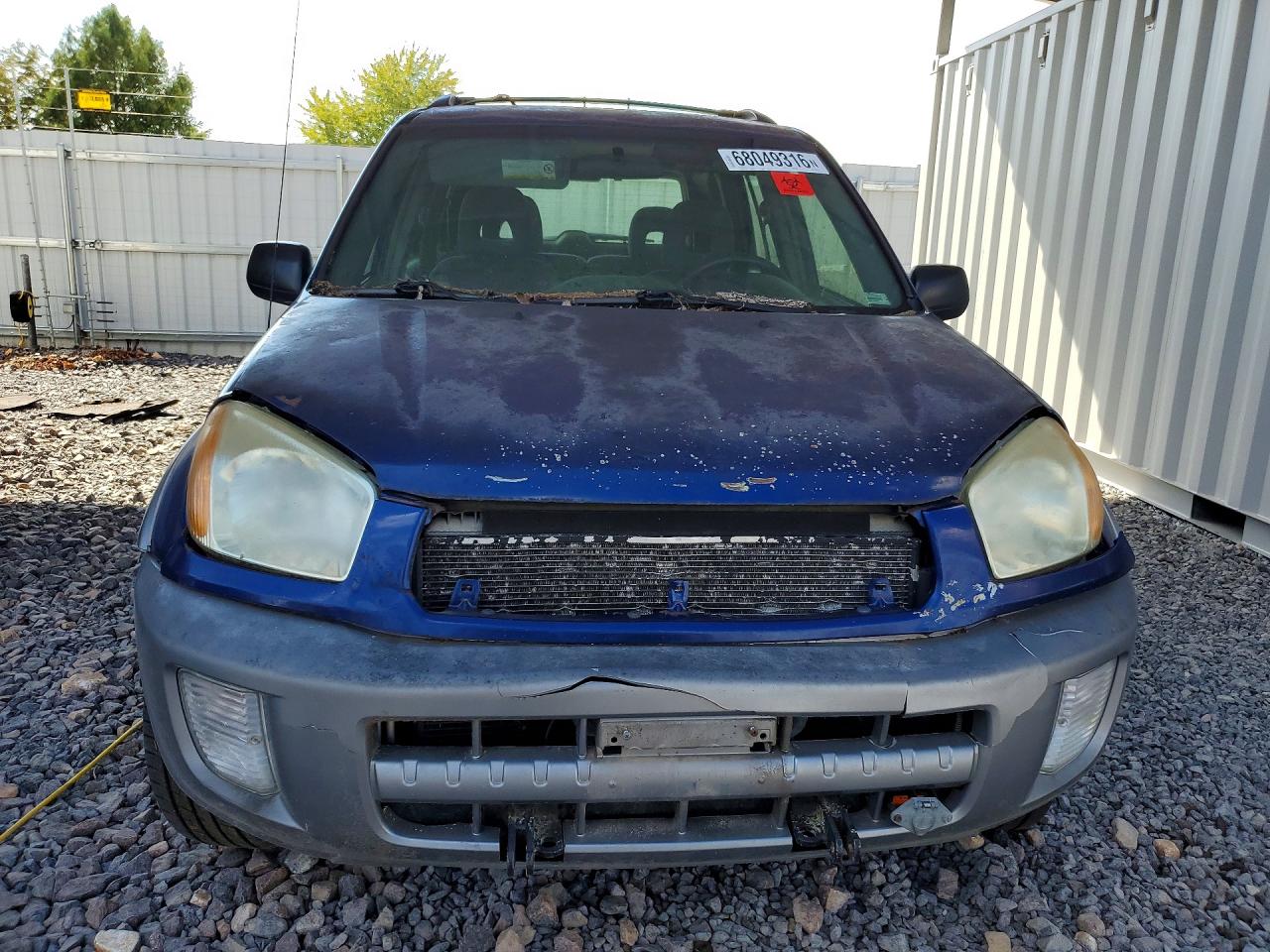 2003 Toyota Rav4 Base Blue vin: JTEHH20V136084412