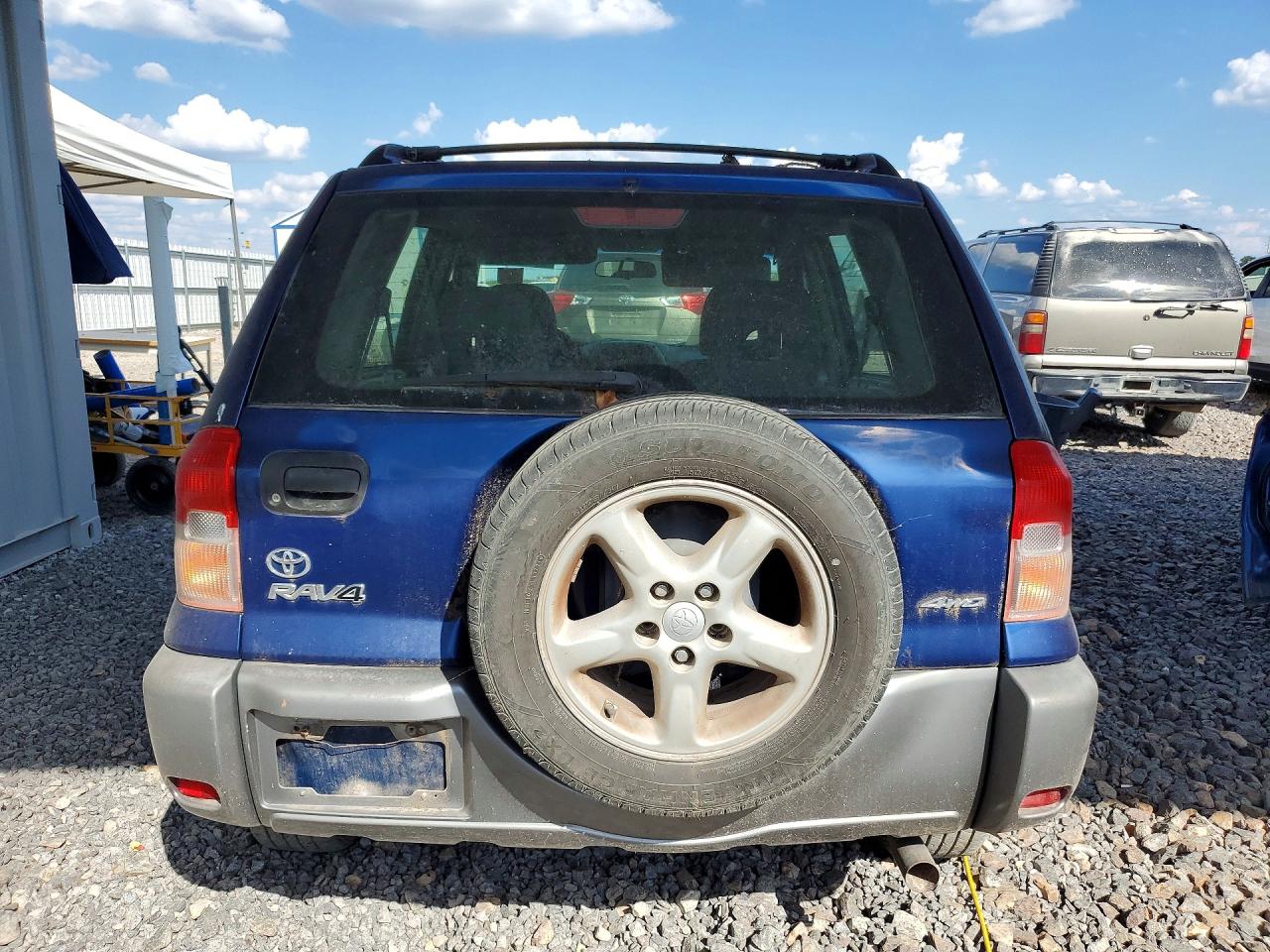 2003 Toyota Rav4 Base Blue vin: JTEHH20V136084412