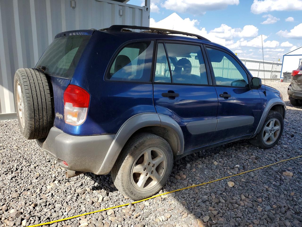 2003 Toyota Rav4 Base Blue vin: JTEHH20V136084412