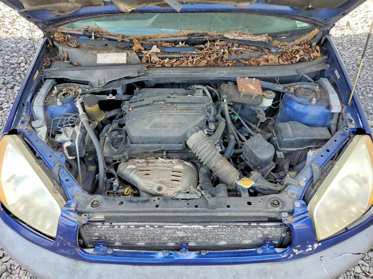 2003 Toyota Rav4 Base Blue vin: JTEHH20V136084412