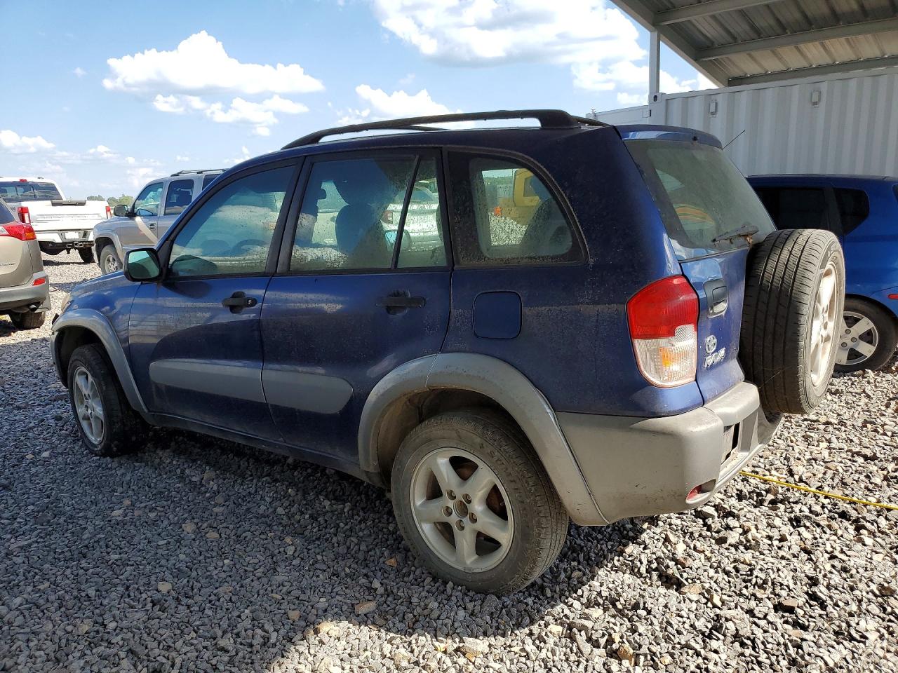 2003 Toyota Rav4 Base Blue vin: JTEHH20V136084412