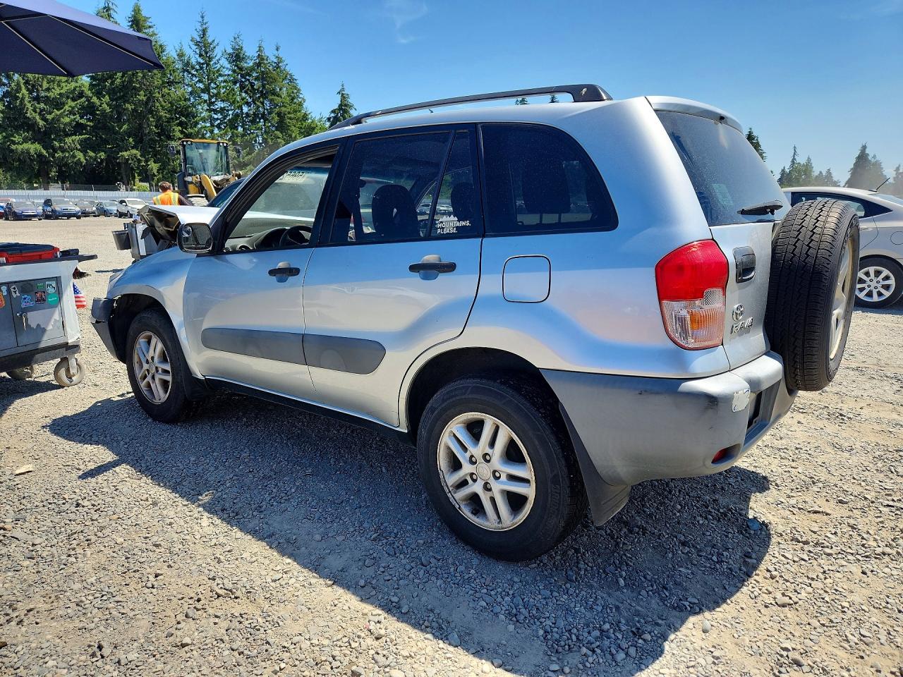 2001 Toyota Rav4 Base Silver vin: JTEHH20V210125243