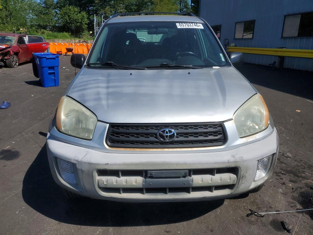 2001 Toyota Rav4 Base Silver vin: JTEHH20V216003656