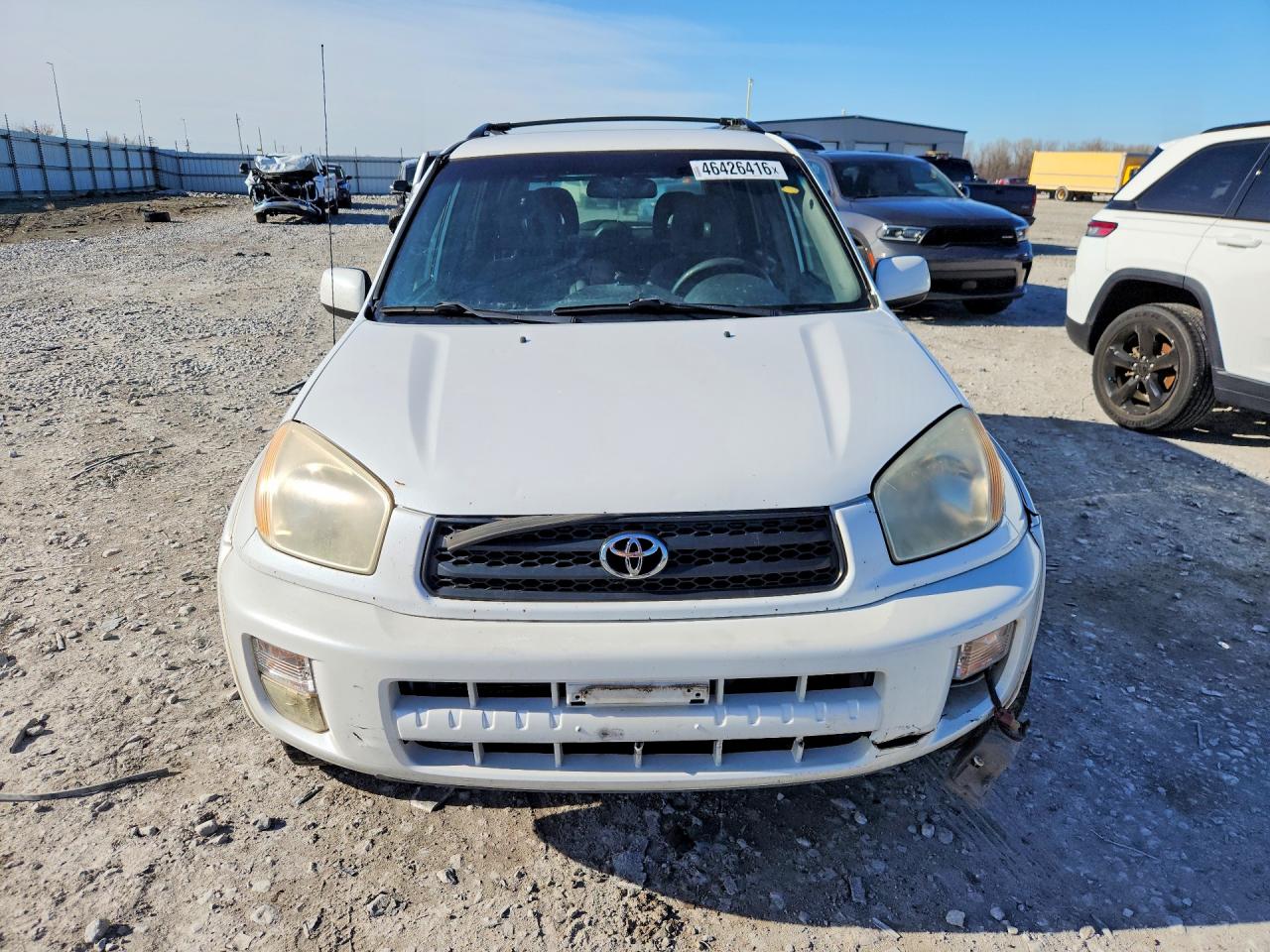 2002 Toyota Rav4 Base White vin: JTEHH20V220140150