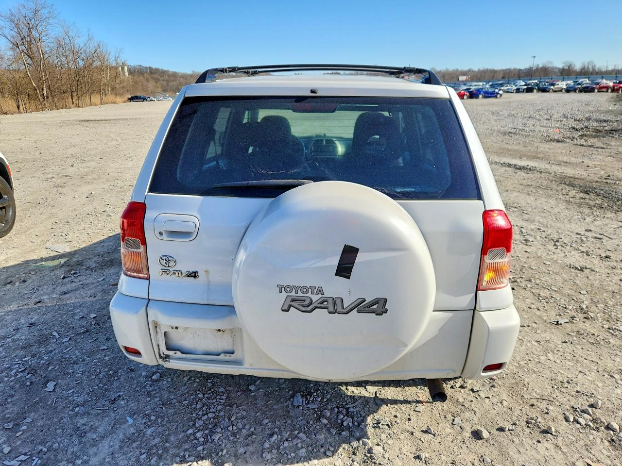 2002 Toyota Rav4 Base White vin: JTEHH20V220140150