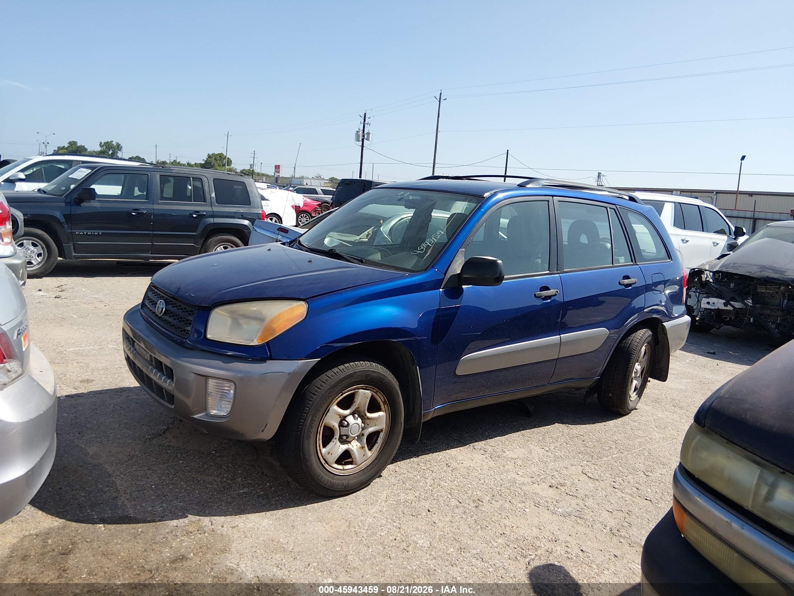 2002 Toyota Rav4   Blue vin: JTEHH20V226047156