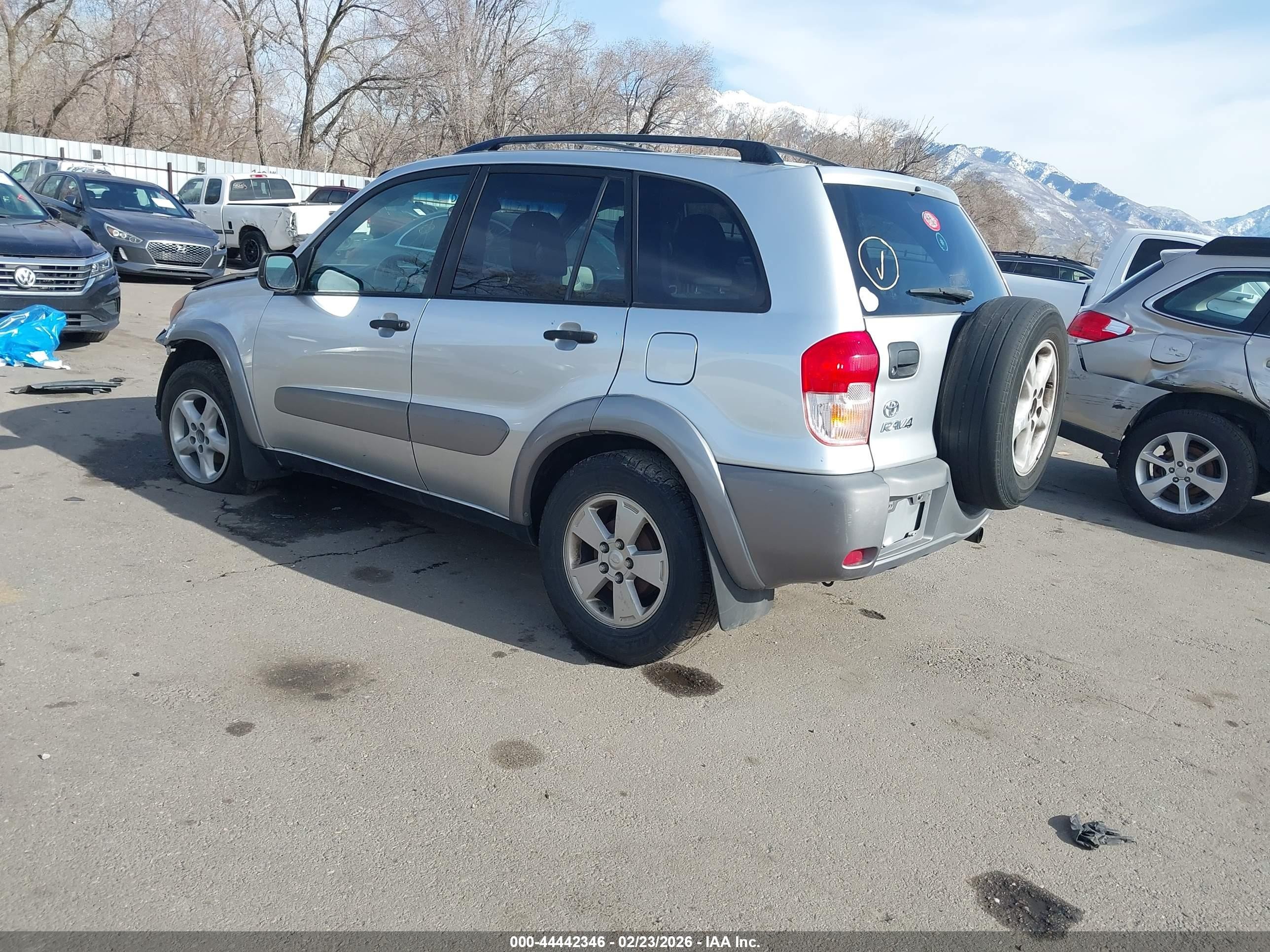 2002 Toyota Rav4   Silver vin: JTEHH20V226064815