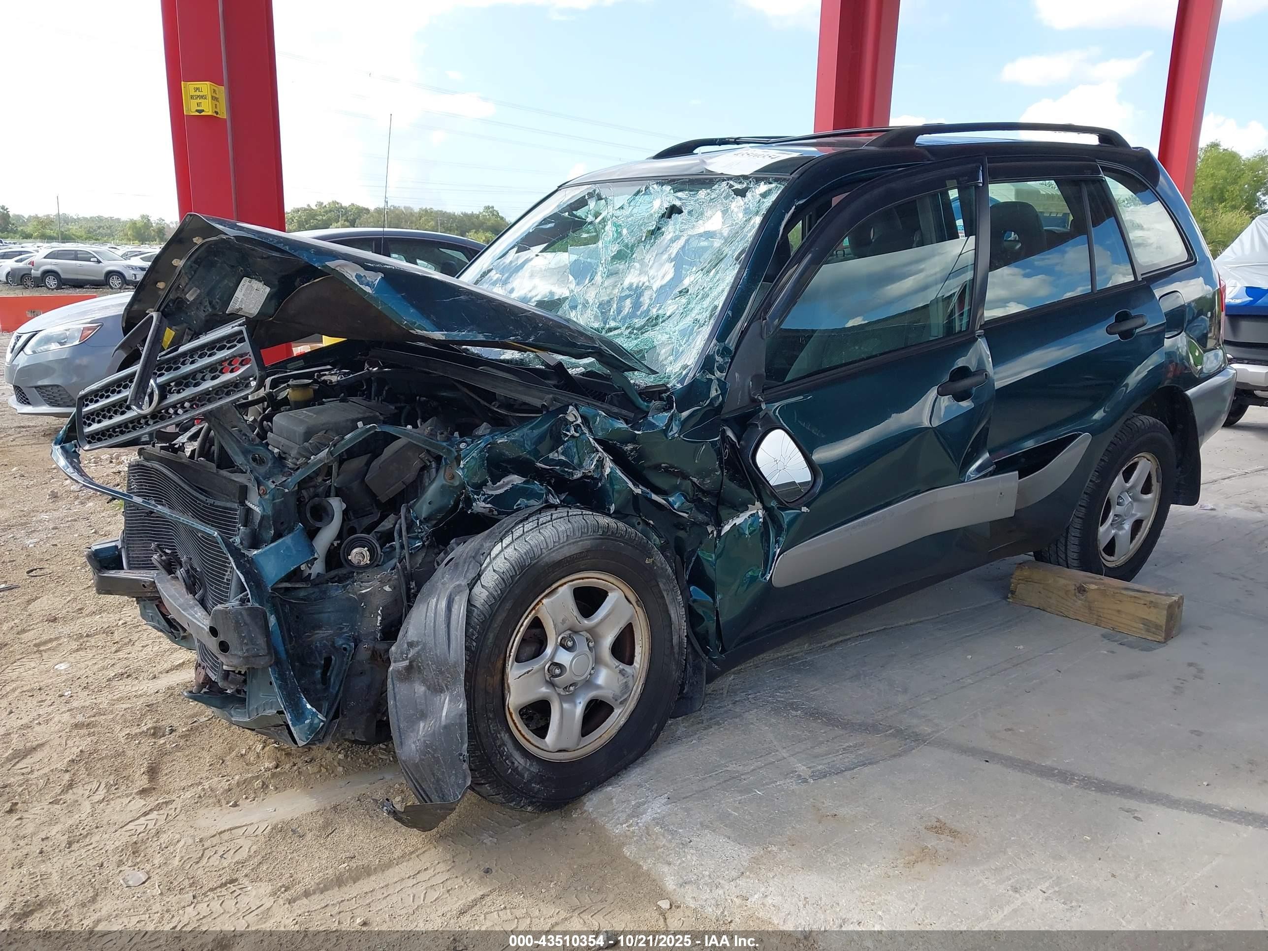 2003 Toyota Rav4   Зеленый vin: JTEHH20V230243232