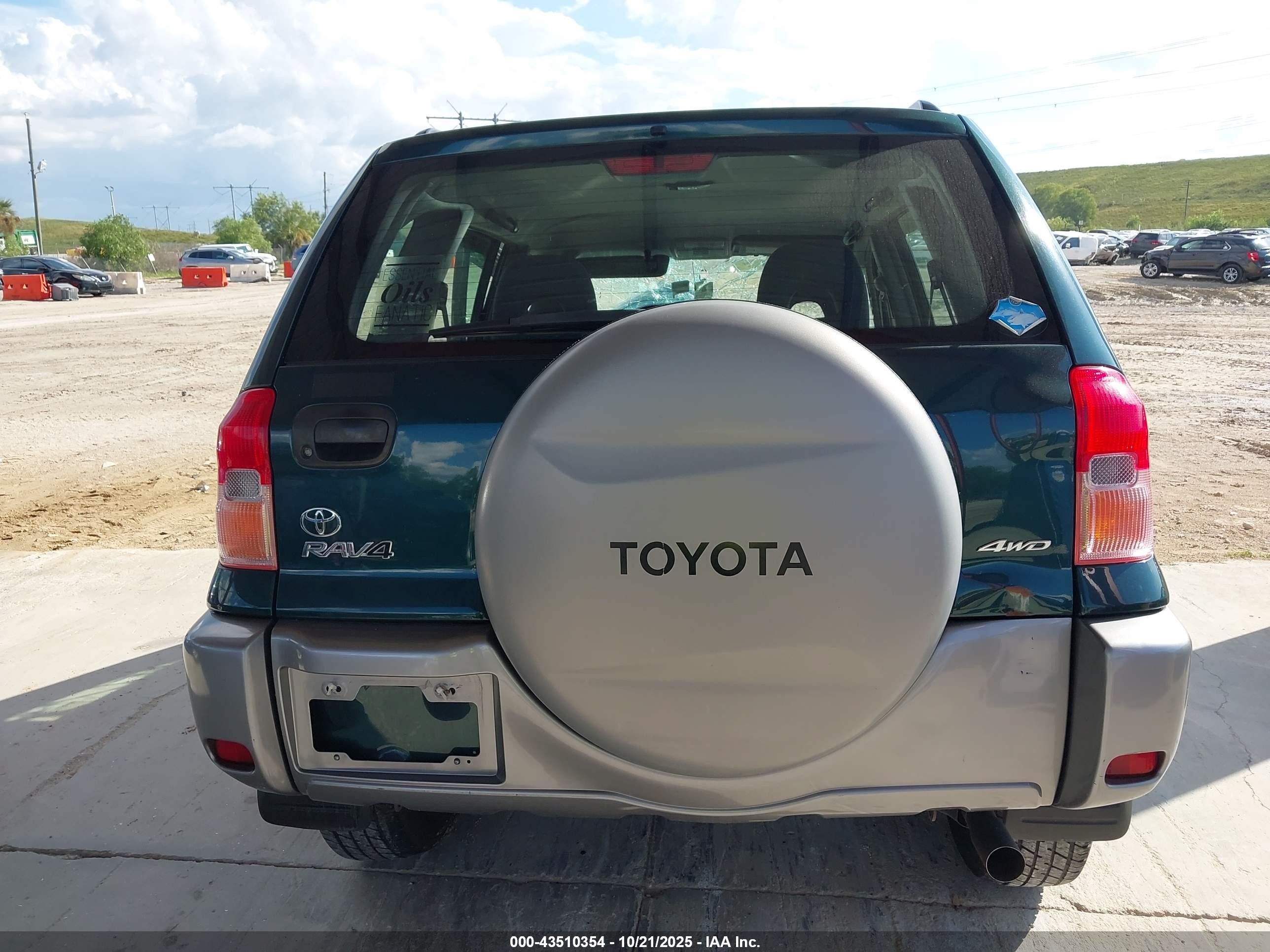 2003 Toyota Rav4   Зеленый vin: JTEHH20V230243232