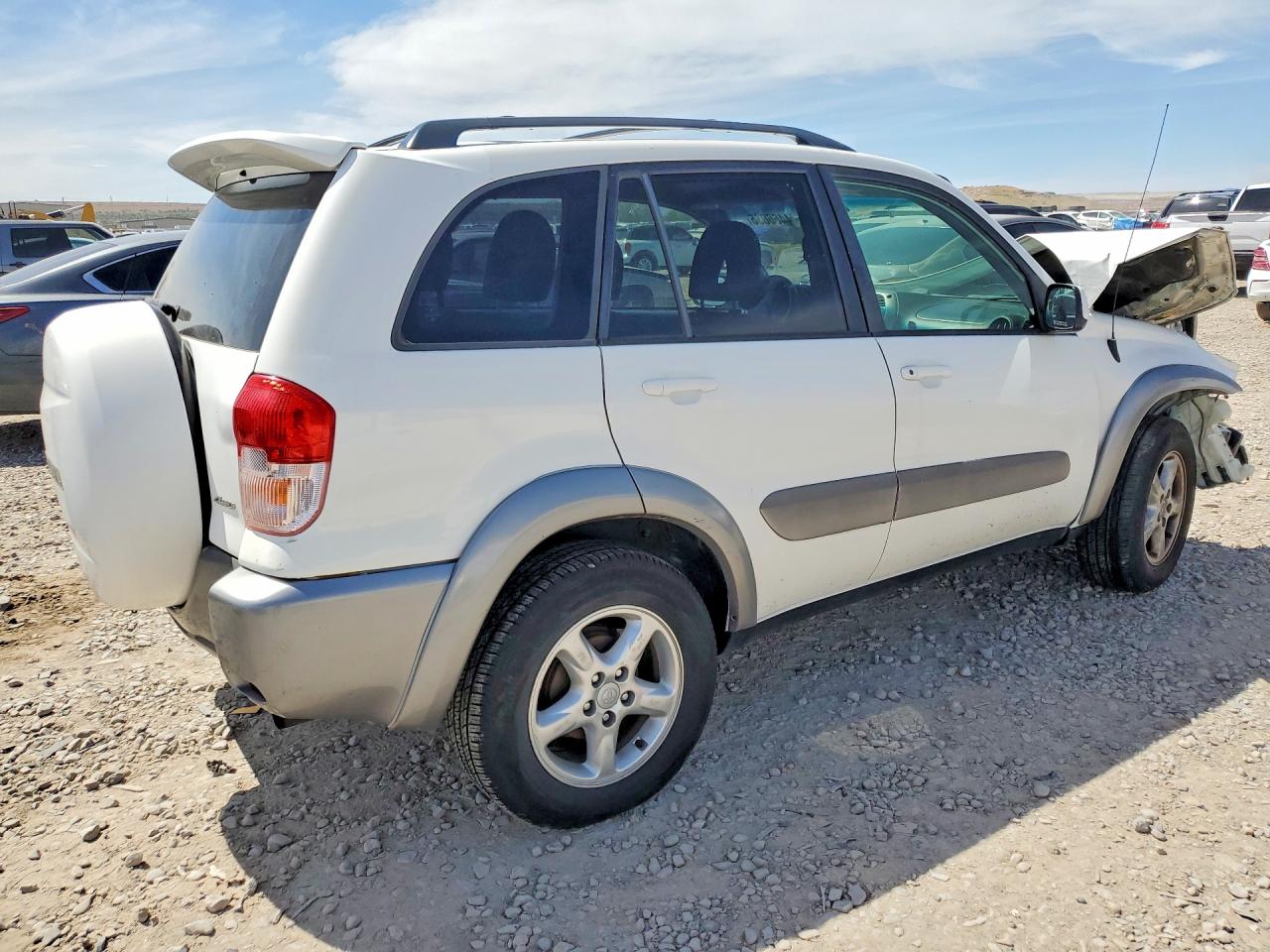 2001 Toyota Rav4 Base White vin: JTEHH20V316010213