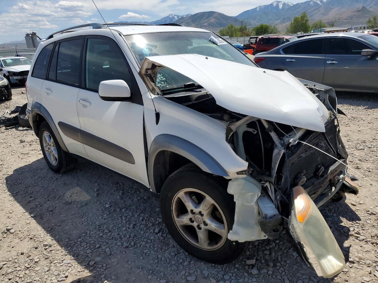 2001 Toyota Rav4 Base White vin: JTEHH20V316010213