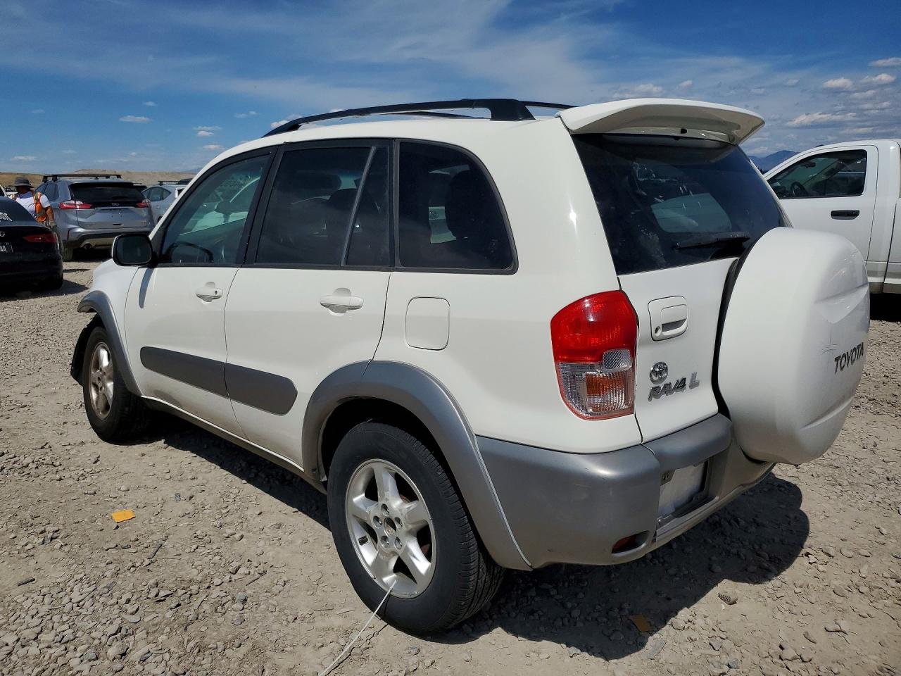 2001 Toyota Rav4 Base White vin: JTEHH20V316010213