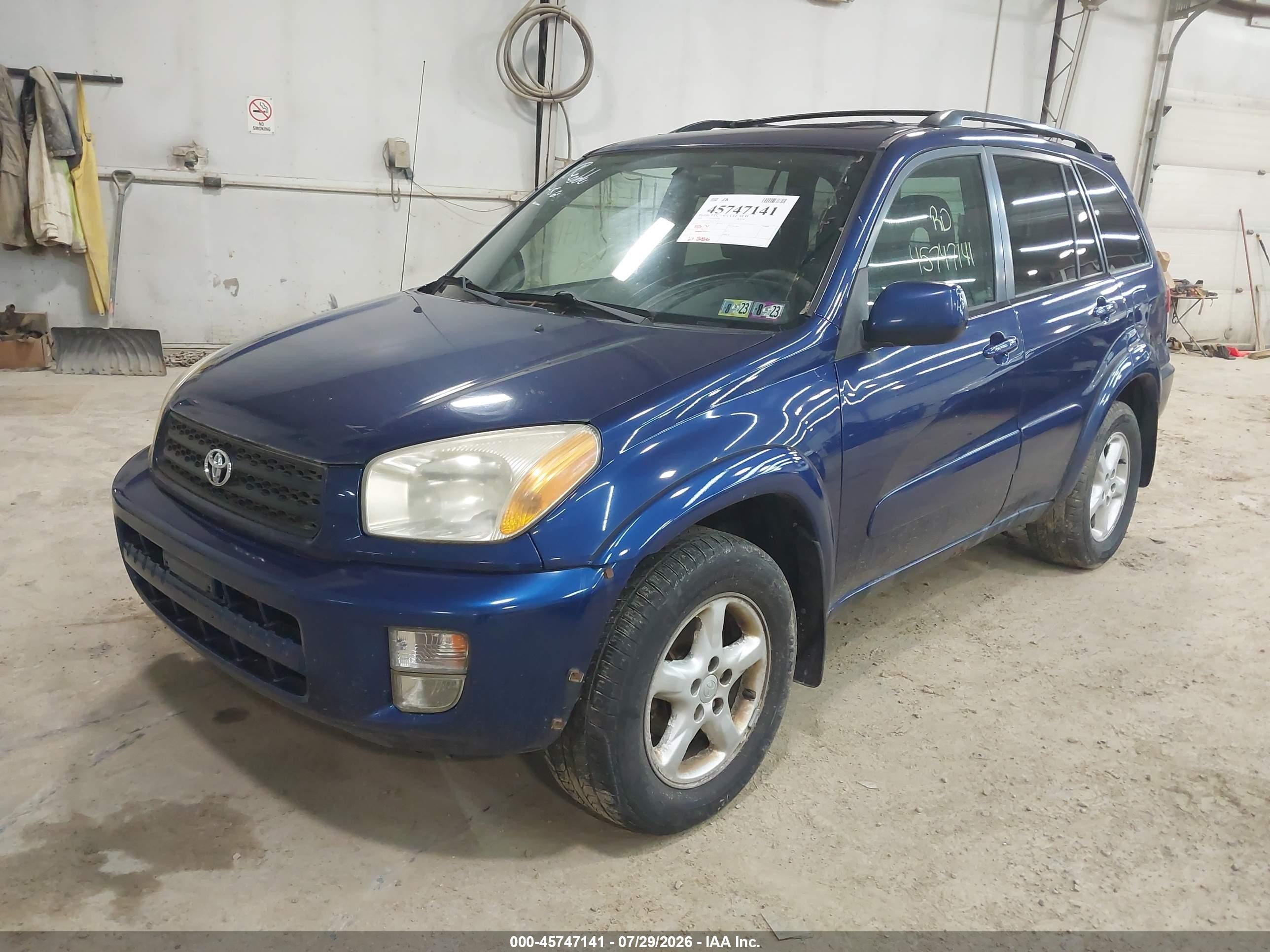 2002 Toyota Rav4   Blue vin: JTEHH20V320177515
