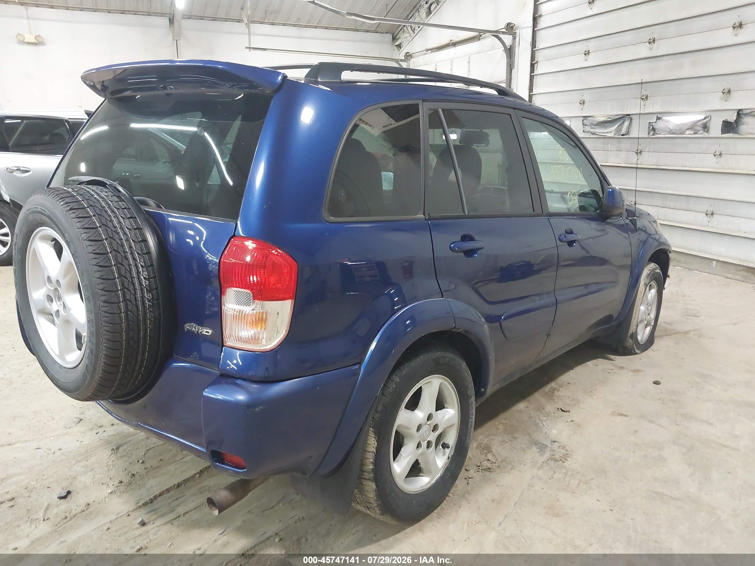 2002 Toyota Rav4   Blue vin: JTEHH20V320177515