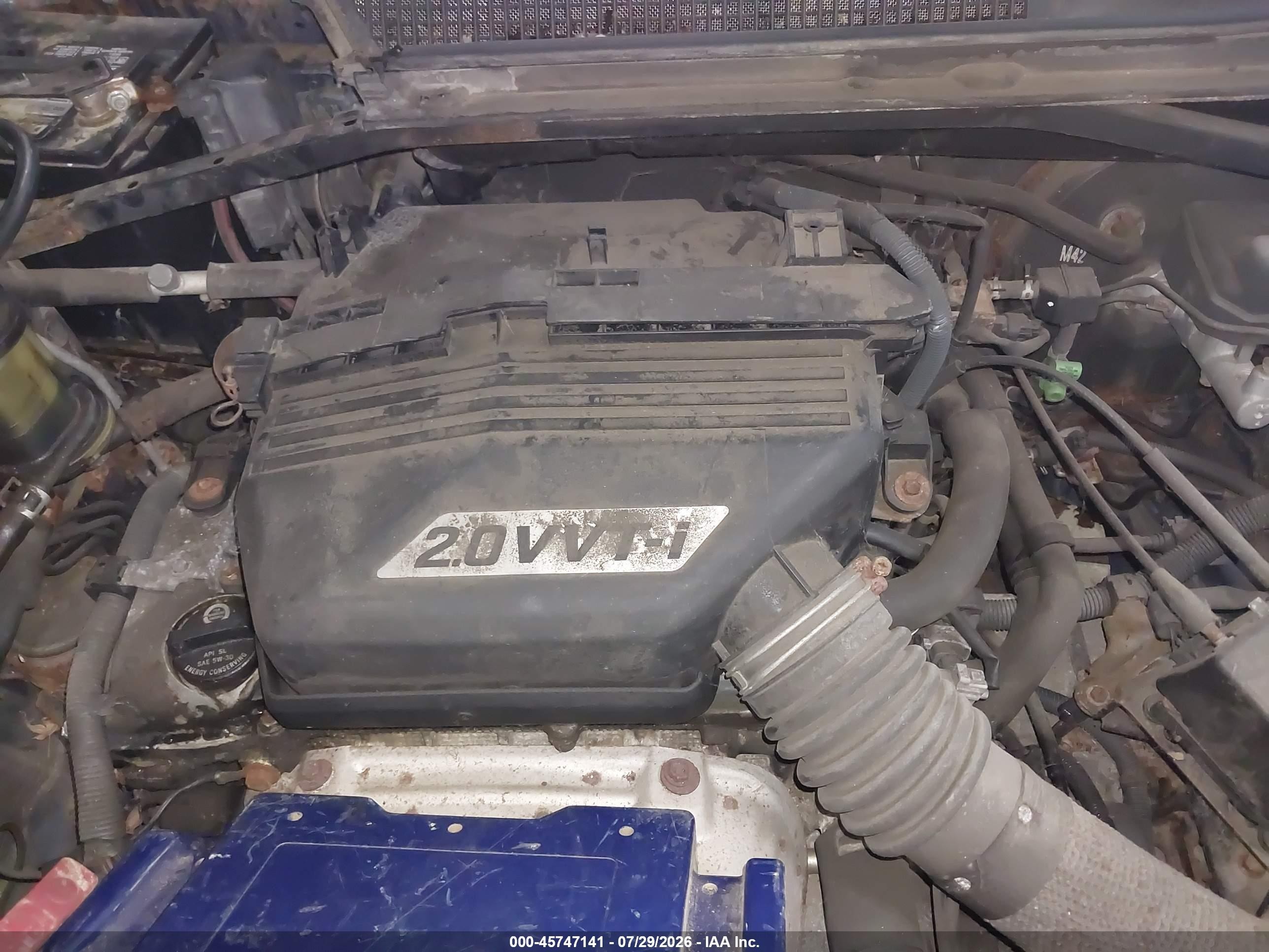 2002 Toyota Rav4   Blue vin: JTEHH20V320177515
