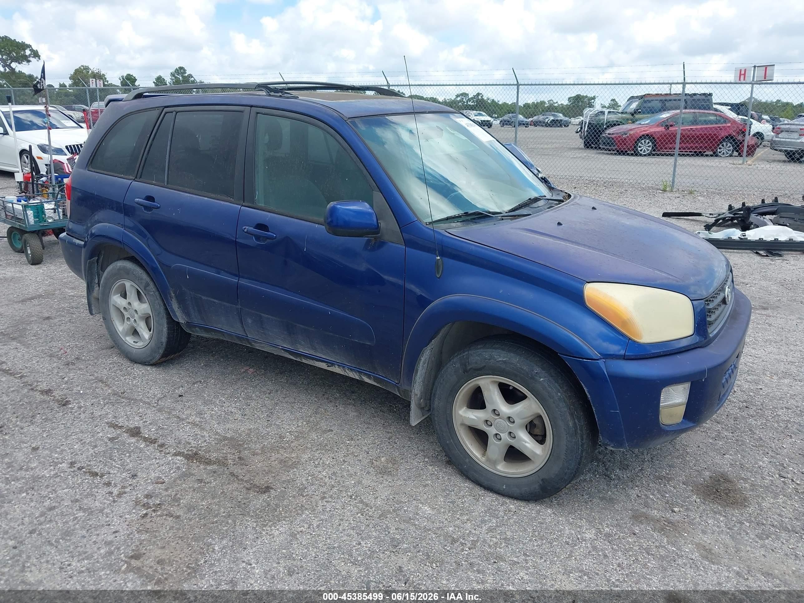 2002 Toyota Rav4   Blue vin: JTEHH20V326032360