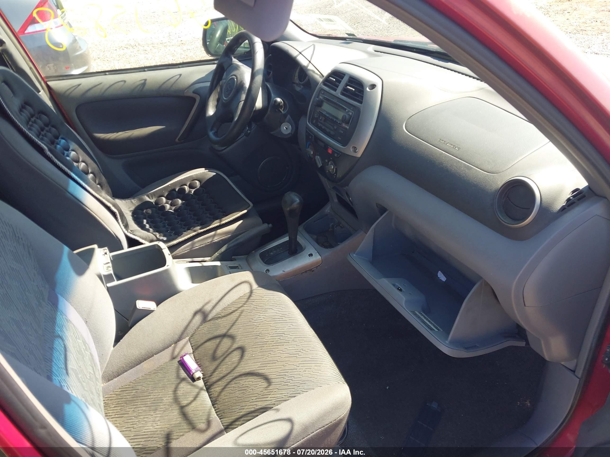 2003 Toyota Rav4 Red vin: JTEHH20V330194445