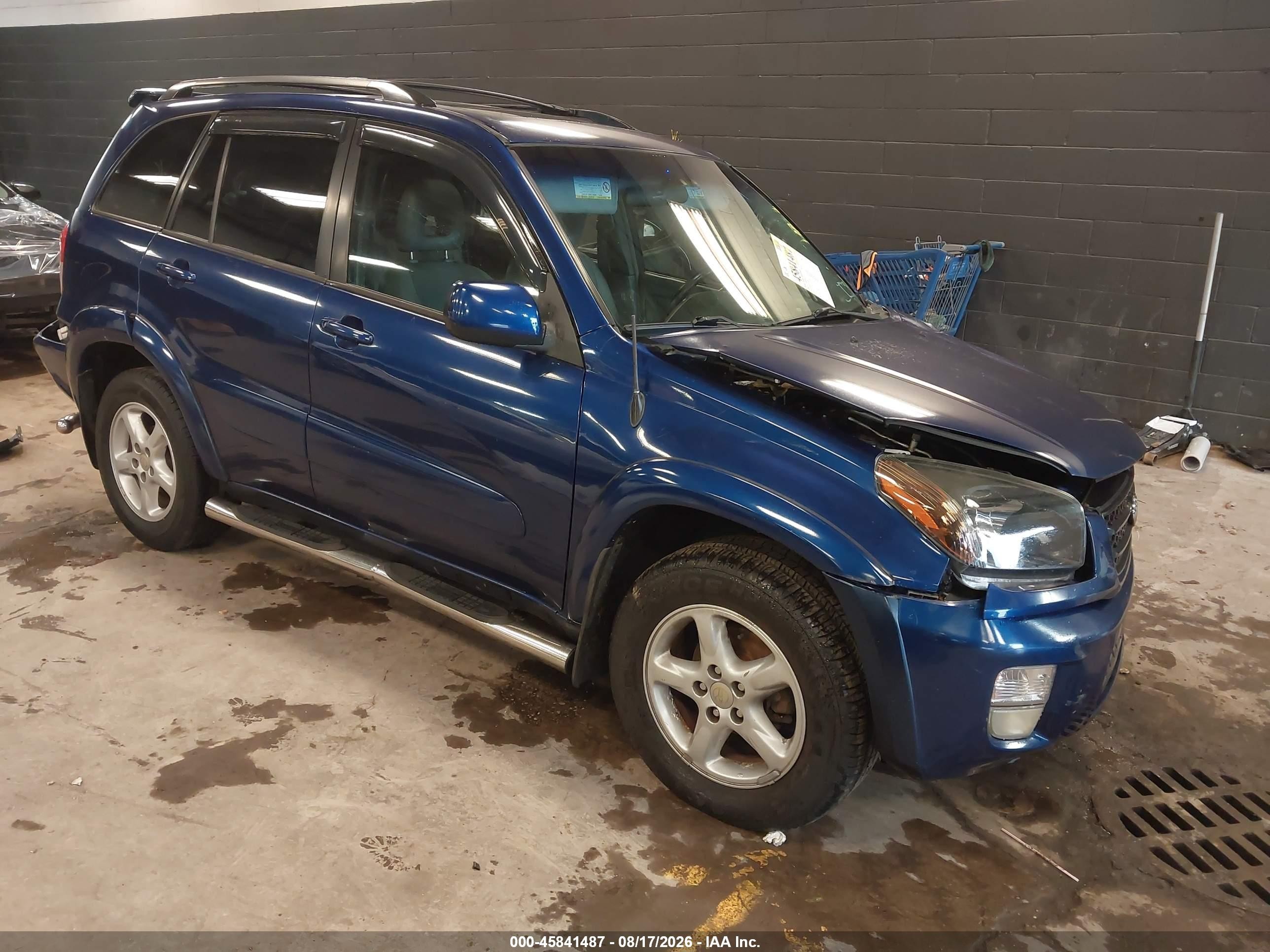 2003 Toyota Rav4   Blue vin: JTEHH20V330254885