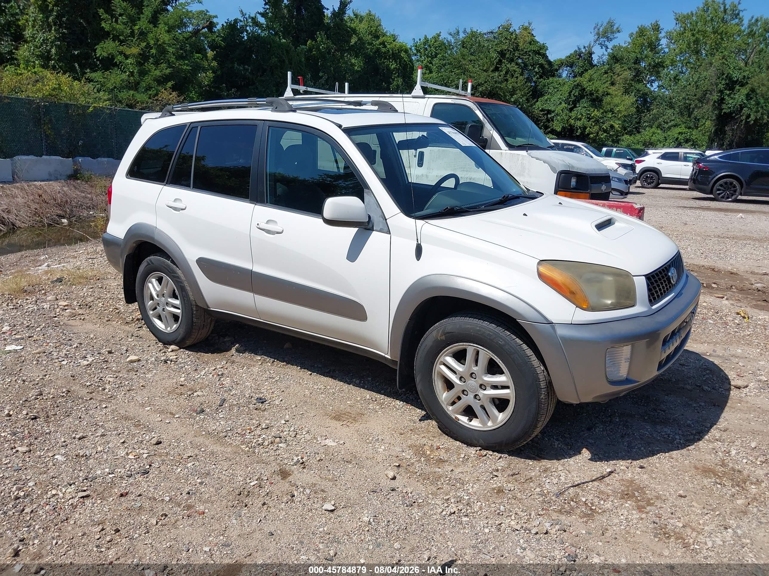 2003 Toyota Rav4   White vin: JTEHH20V330254983