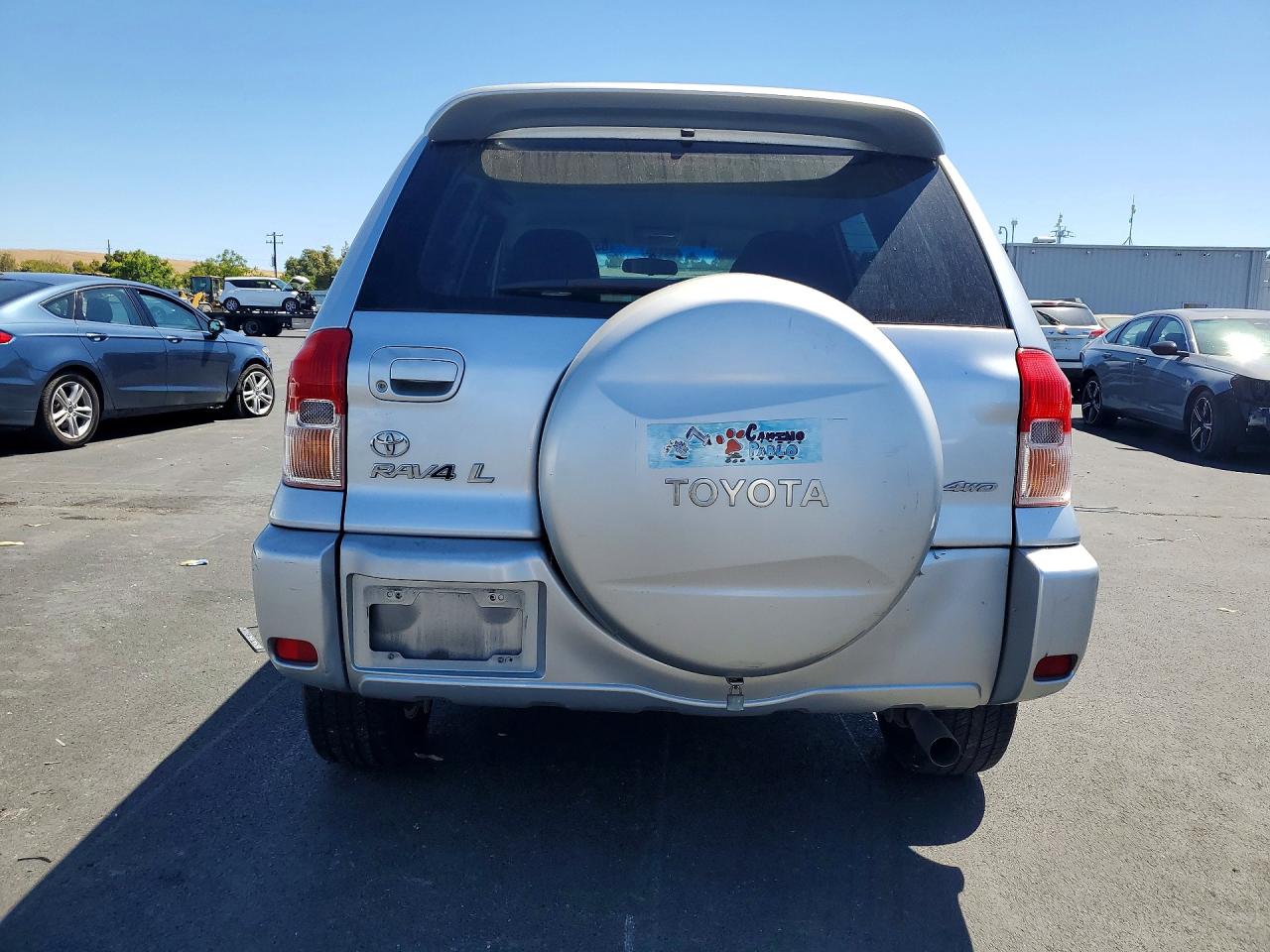 2003 Toyota Rav4 Base Silver vin: JTEHH20V336079311