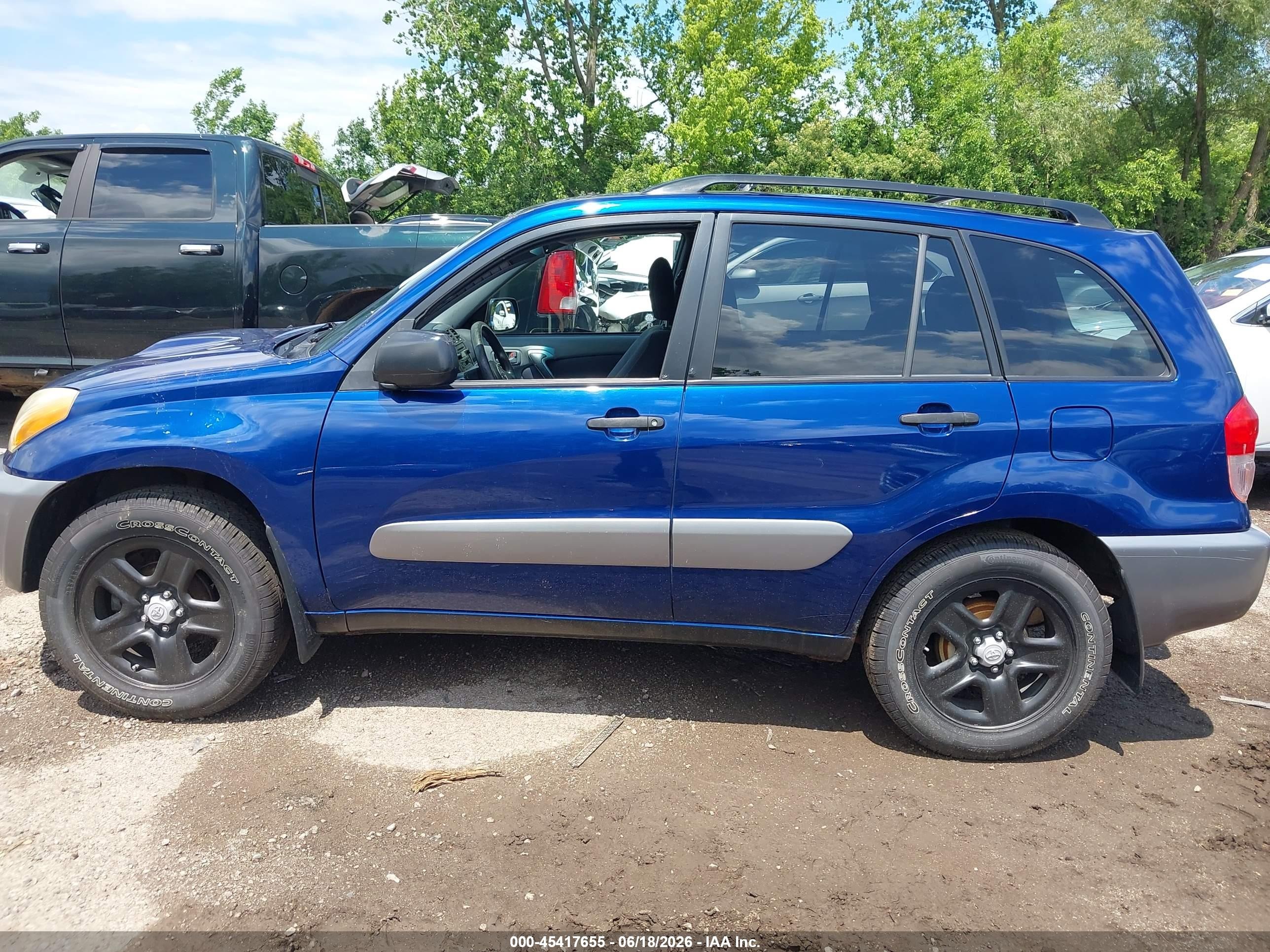 2003 Toyota Rav4   Синий vin: JTEHH20V336084346