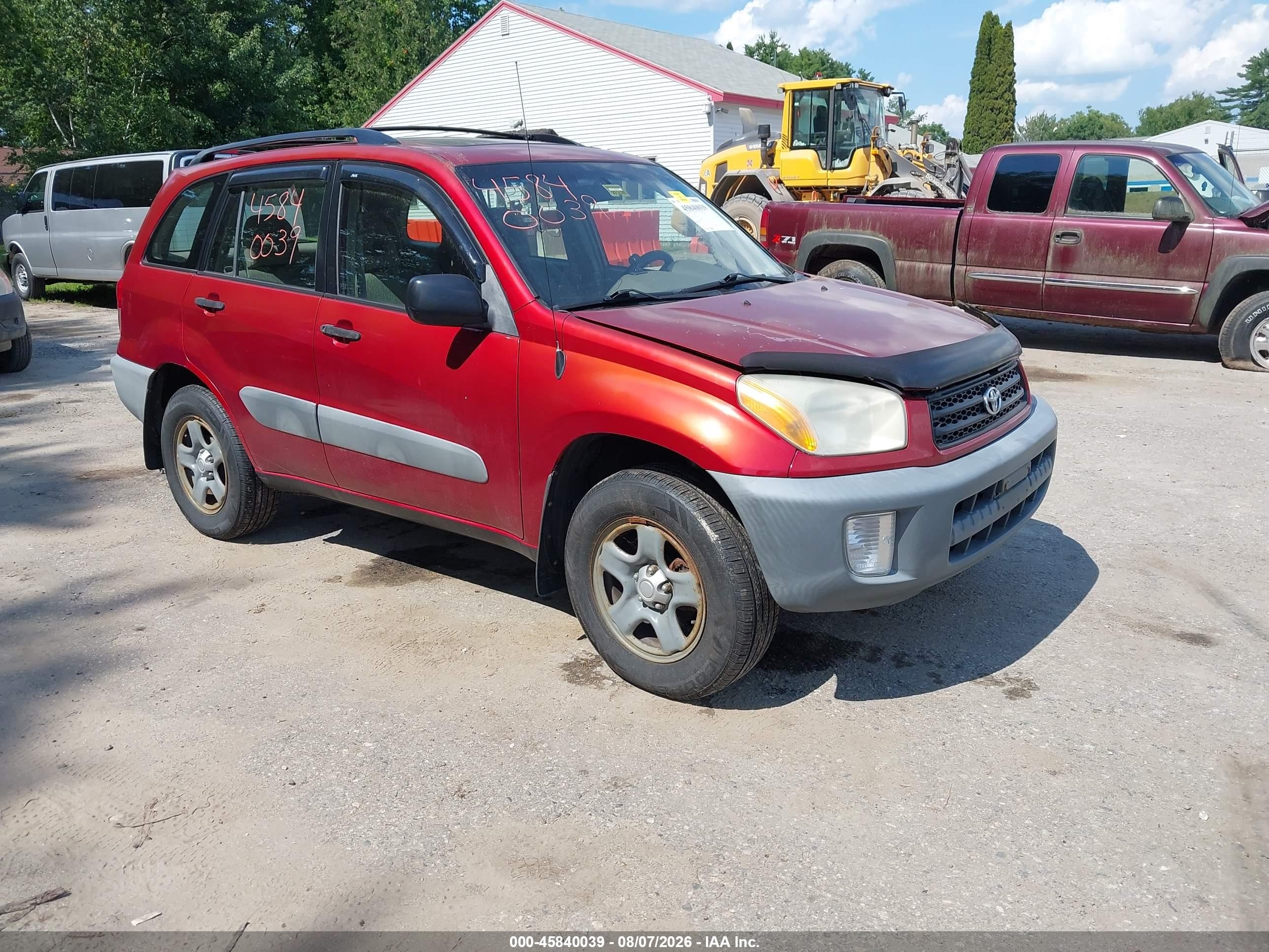 2001 Toyota Rav4   Orange vin: JTEHH20V410033549