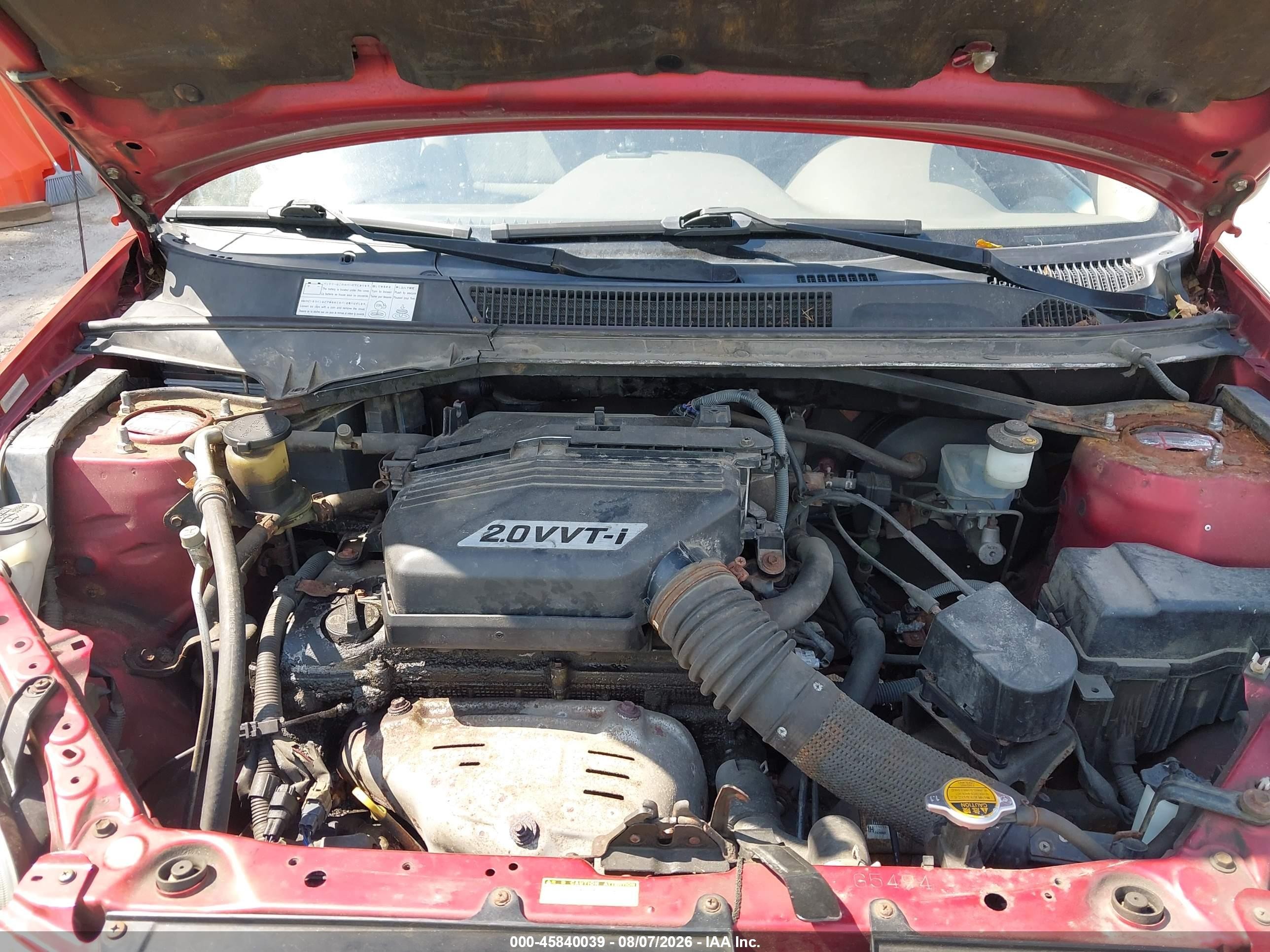2001 Toyota Rav4   Orange vin: JTEHH20V410033549