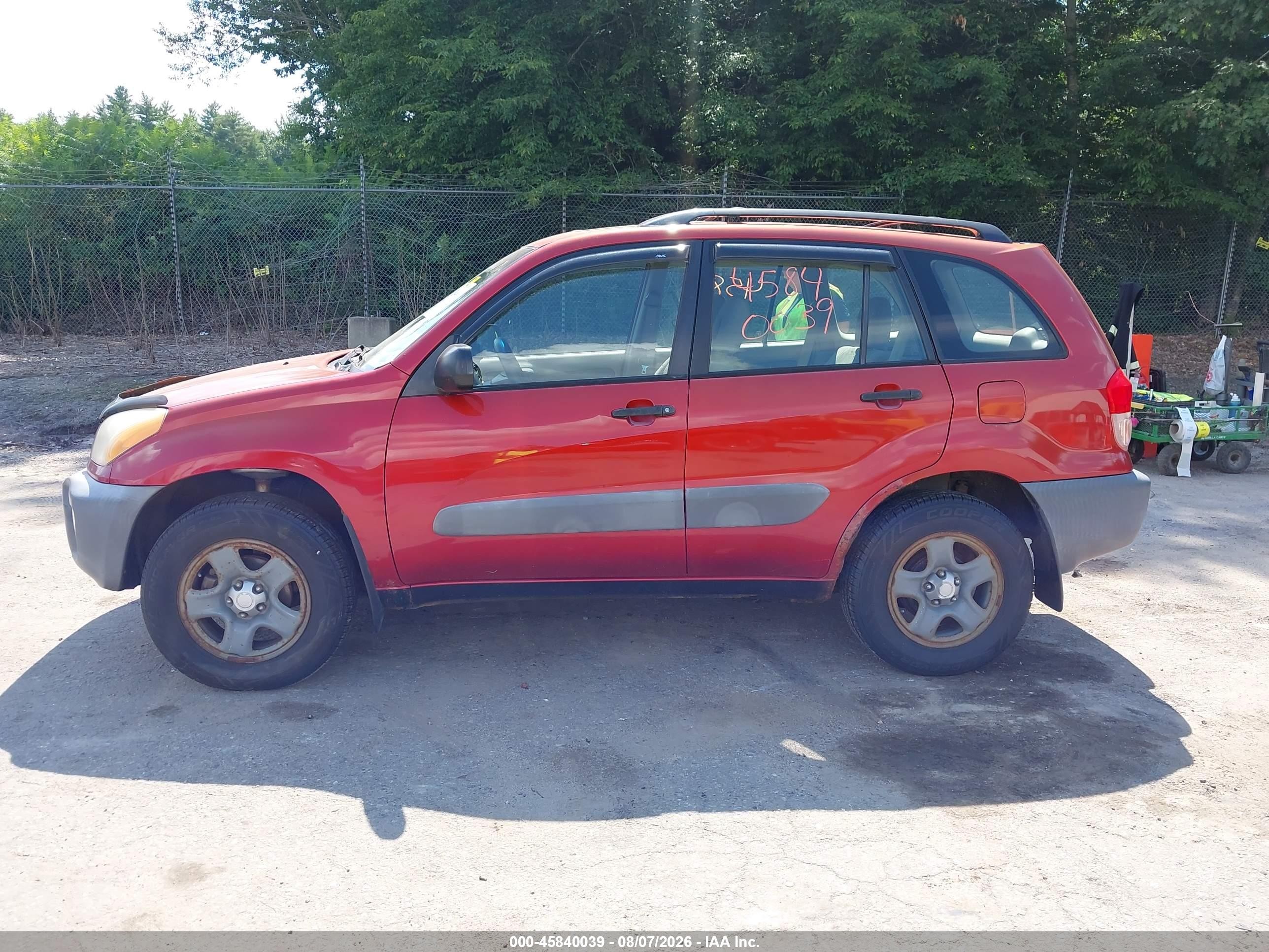 2001 Toyota Rav4   Orange vin: JTEHH20V410033549
