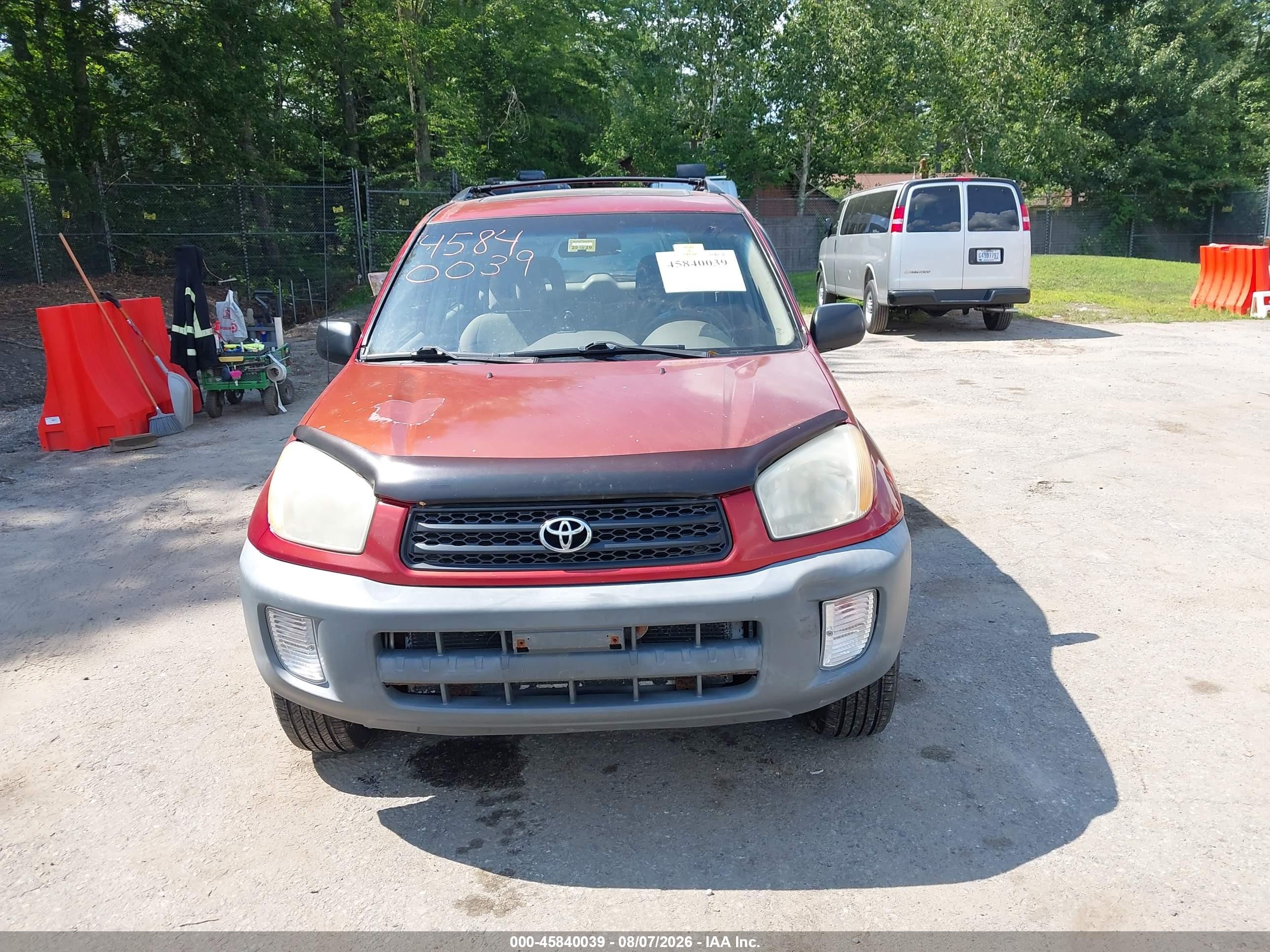 2001 Toyota Rav4   Orange vin: JTEHH20V410033549