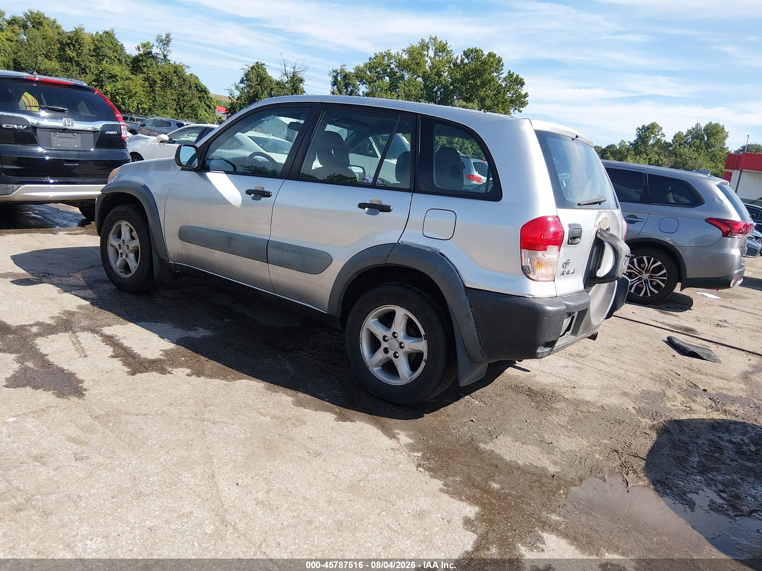 2001 Toyota Rav4   Silver vin: JTEHH20V410046320