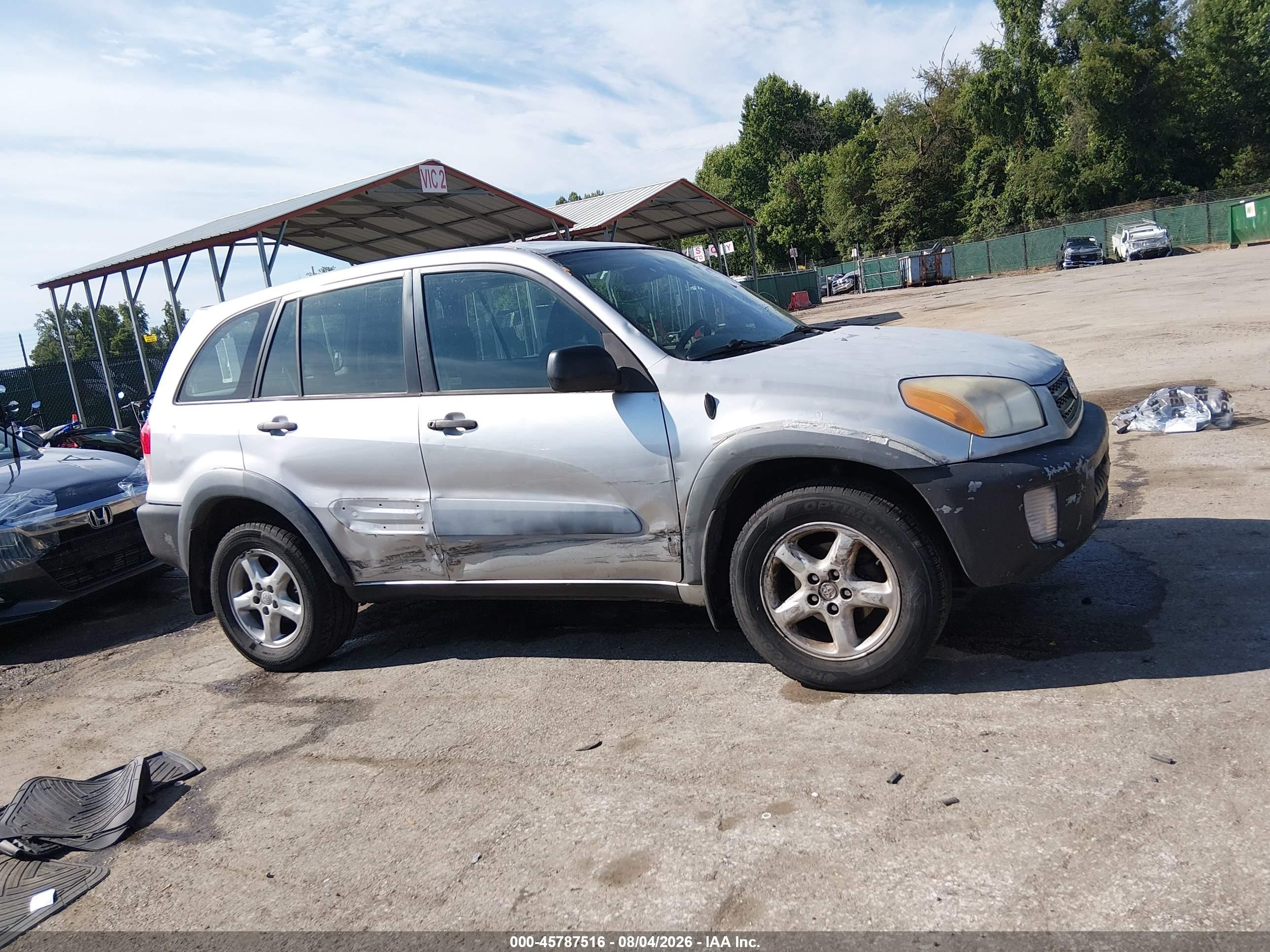 2001 Toyota Rav4   Silver vin: JTEHH20V410046320