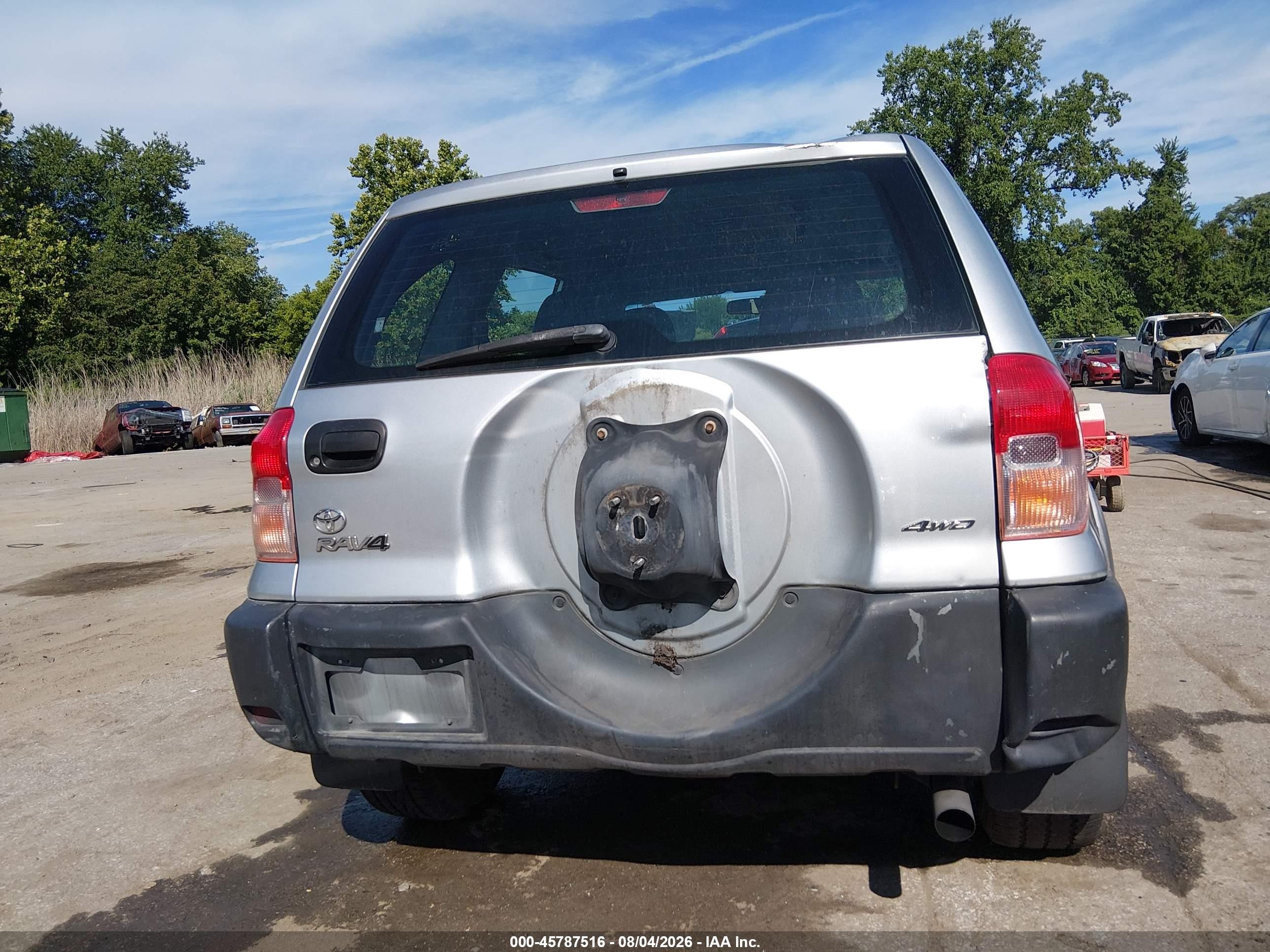 2001 Toyota Rav4   Silver vin: JTEHH20V410046320