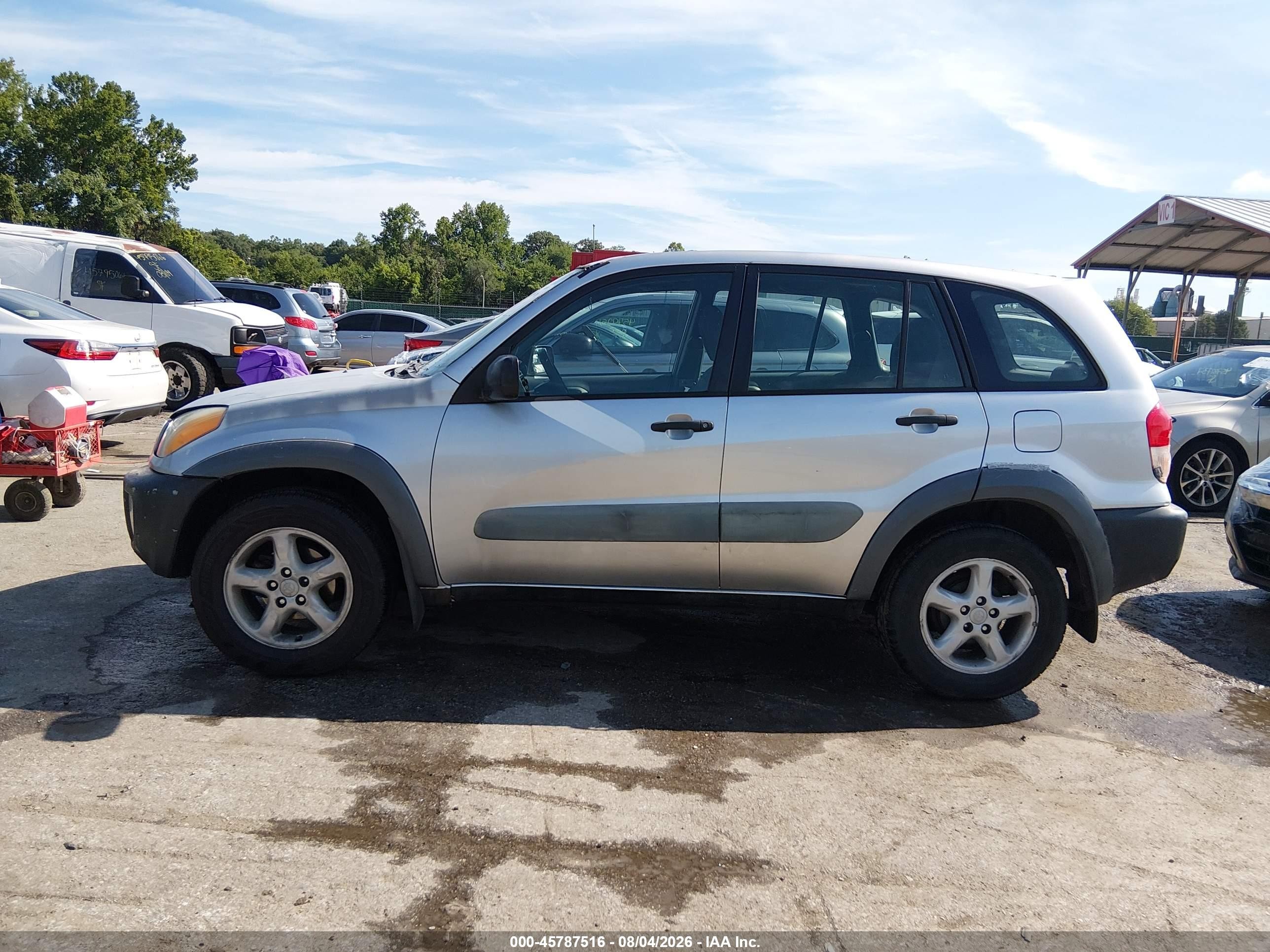 2001 Toyota Rav4   Silver vin: JTEHH20V410046320
