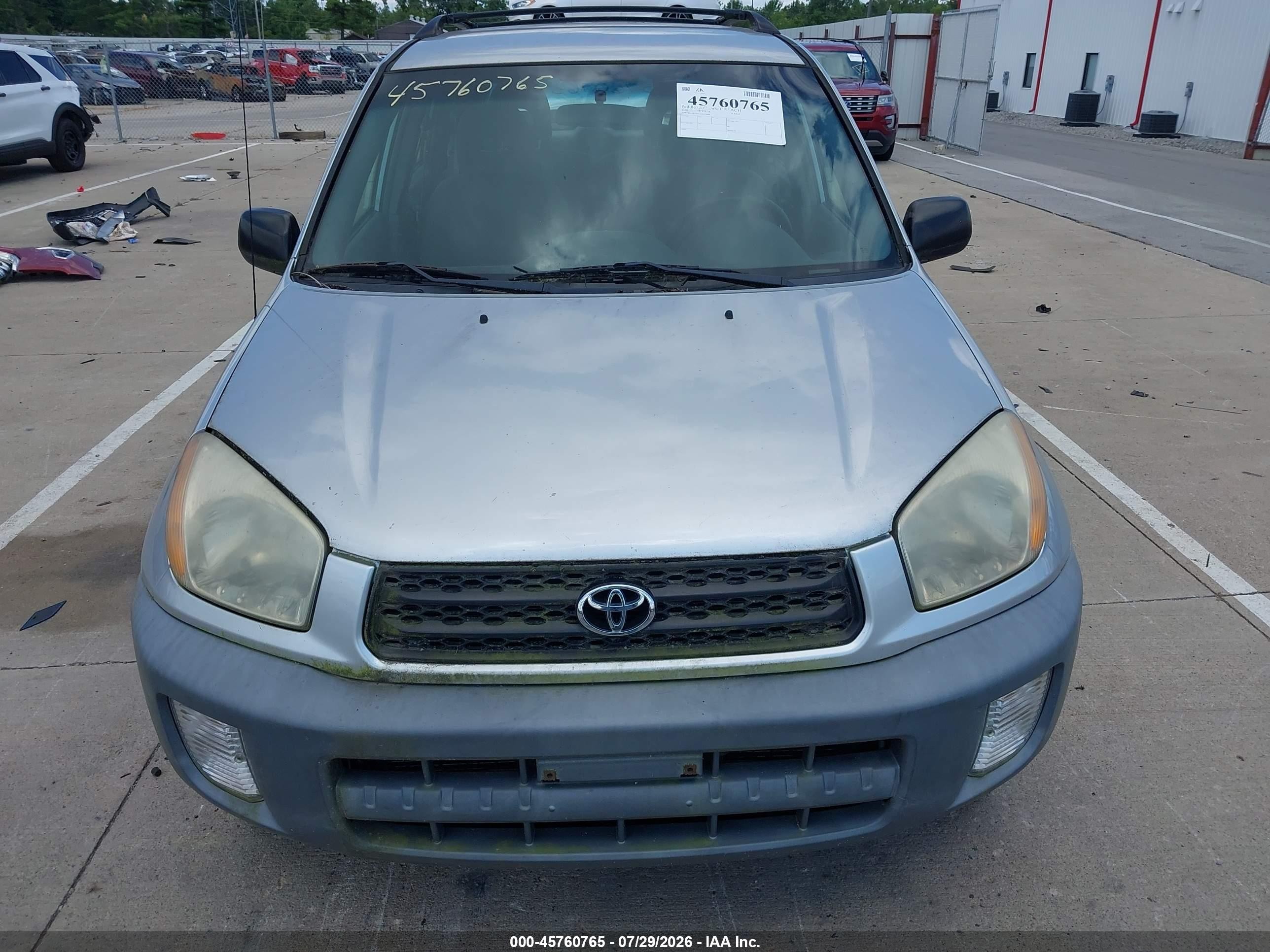 2001 Toyota Rav4   Silver vin: JTEHH20V410052666