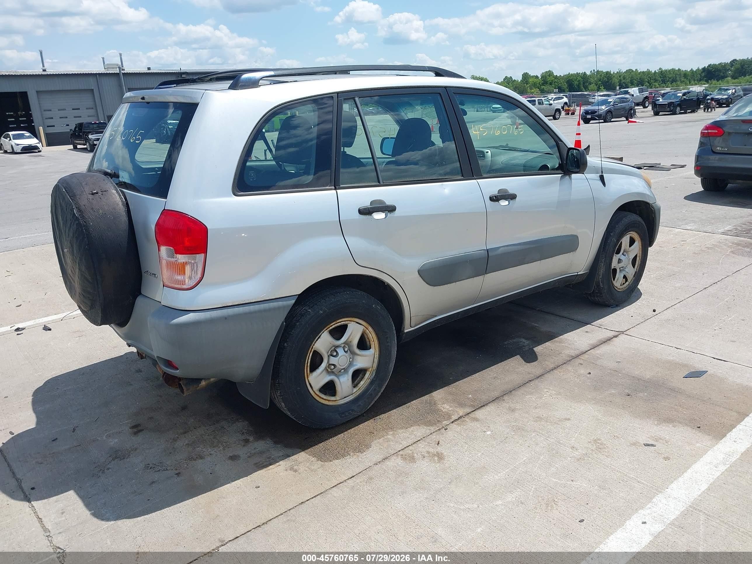 2001 Toyota Rav4   Silver vin: JTEHH20V410052666