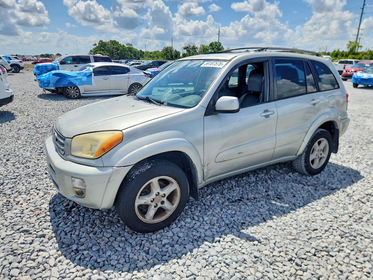 2001 Toyota Rav4 Base Tan vin: JTEHH20V410059780