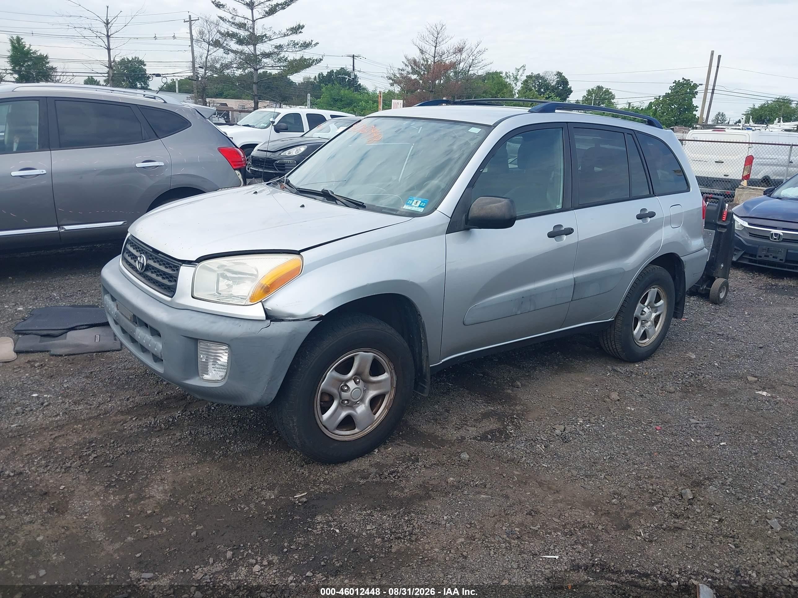 2001 Toyota Rav4   Silver vin: JTEHH20V410083514