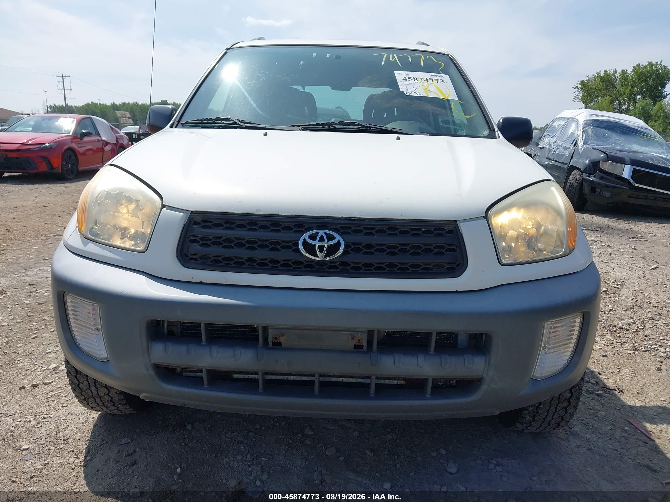 2001 Toyota Rav4   White vin: JTEHH20V410098787