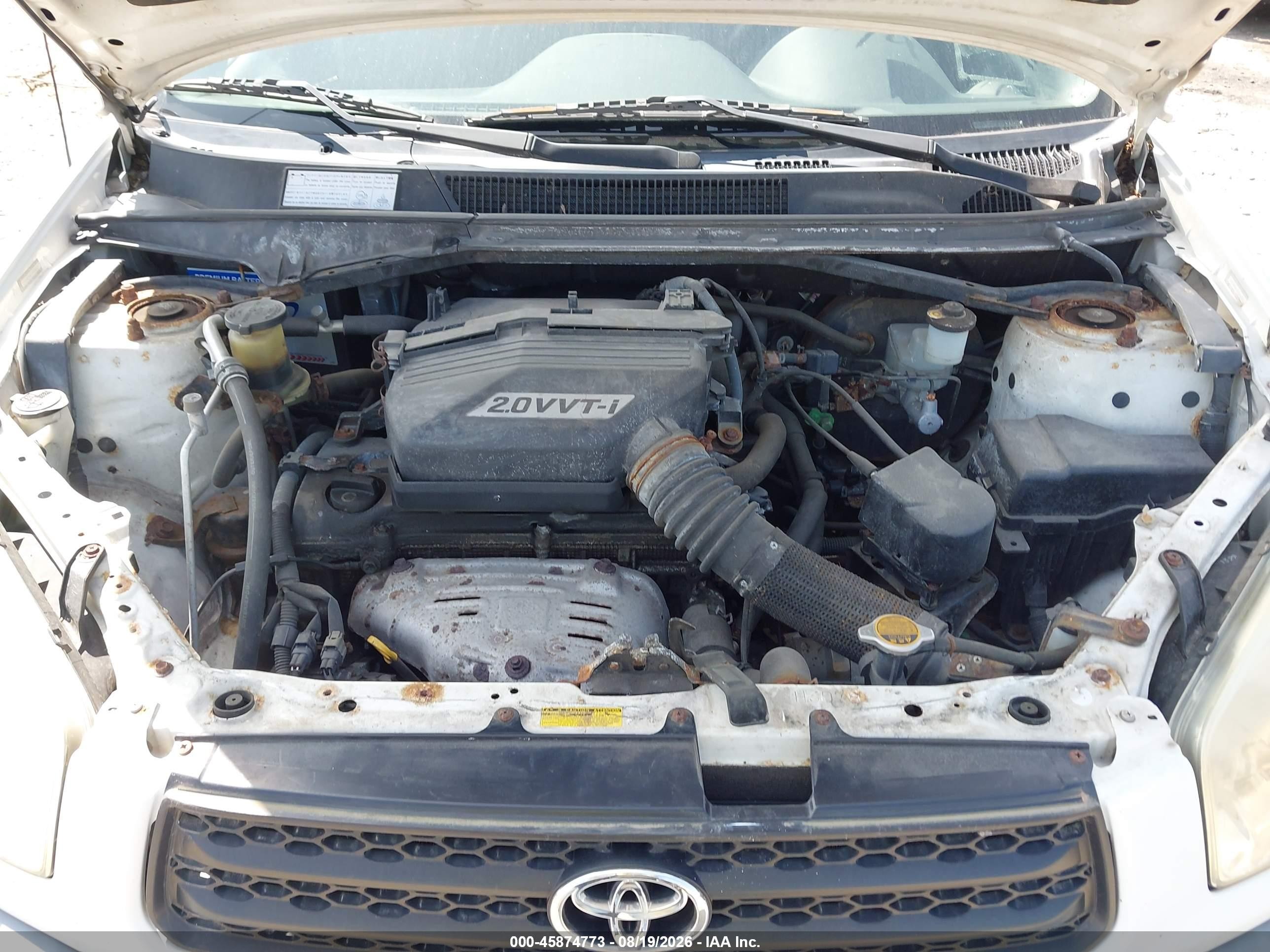 2001 Toyota Rav4   White vin: JTEHH20V410098787