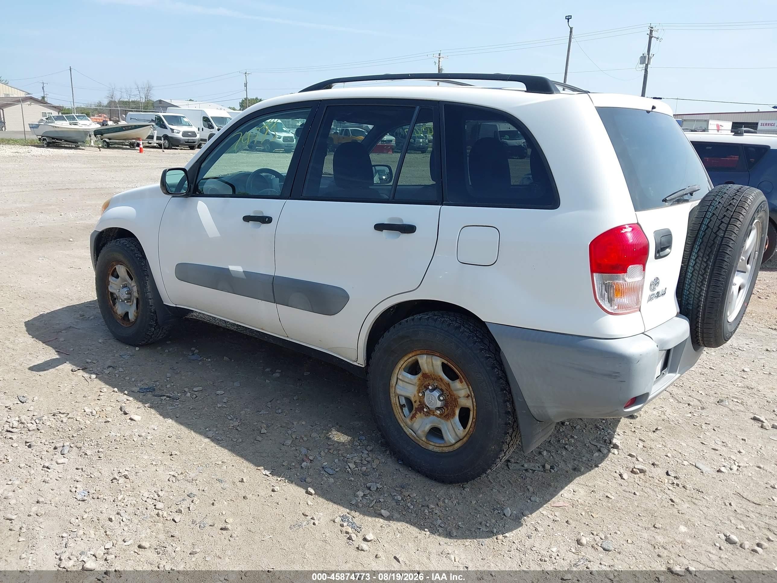 2001 Toyota Rav4   White vin: JTEHH20V410098787