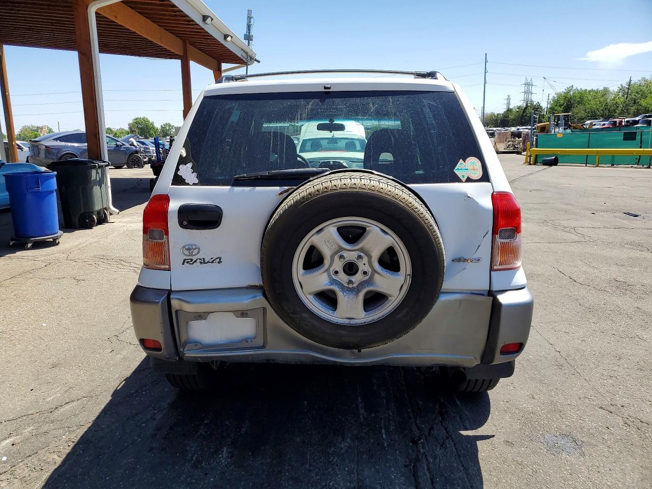 2002 Toyota Rav4 Base White vin: JTEHH20V420129246